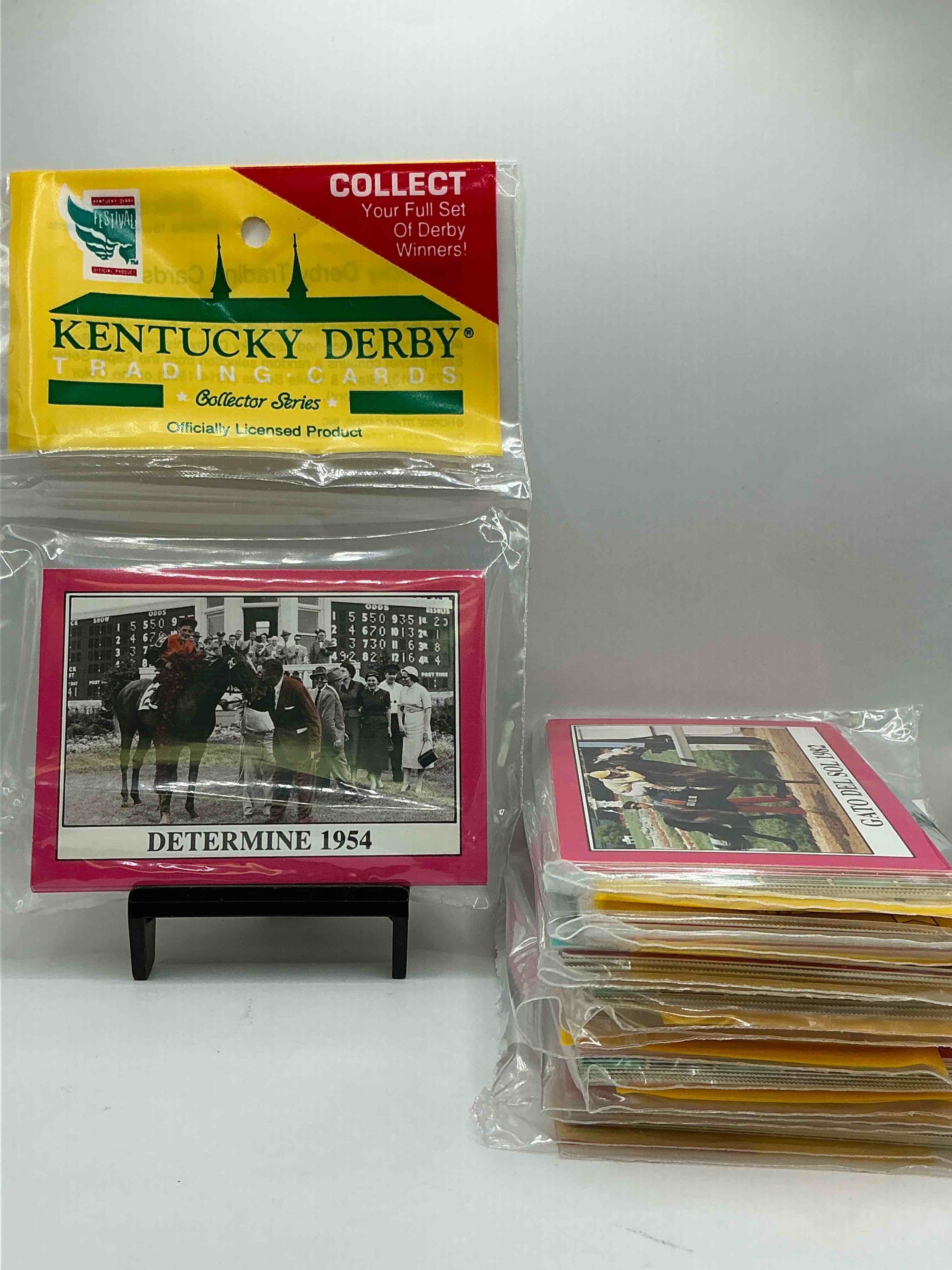Crazy Rare Kentucky Derby! 1992 Churchill Downs Sealed Kentucky Derby Racing Cards, Direct From Original Retail Case! Learn The Fascinating History Of All The Derby Winners Up to 1992! Each Pack Contains Horses From Each Major Kentucky Derby Era, 15 Cards Per Pack! Very Rare & Hard To Find! A Perfect Gift For The Derby Fan!