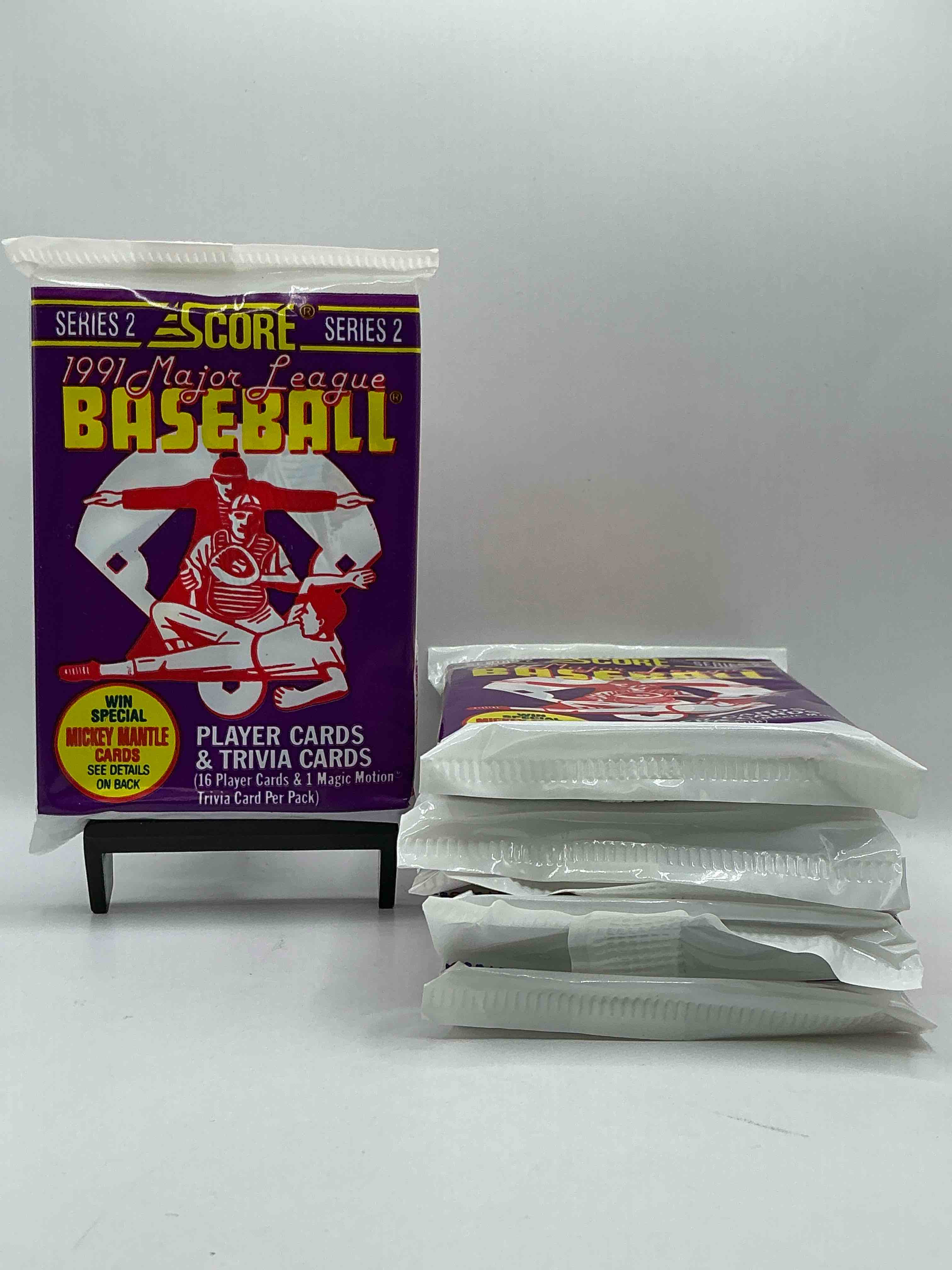 signed mickey mantle? 1991 score baseball unopened packs! 2,493 signed mickey mantle cards from this year out there, fetching big money if pulled! insanely cool & valuable pocks with stars & rookies!