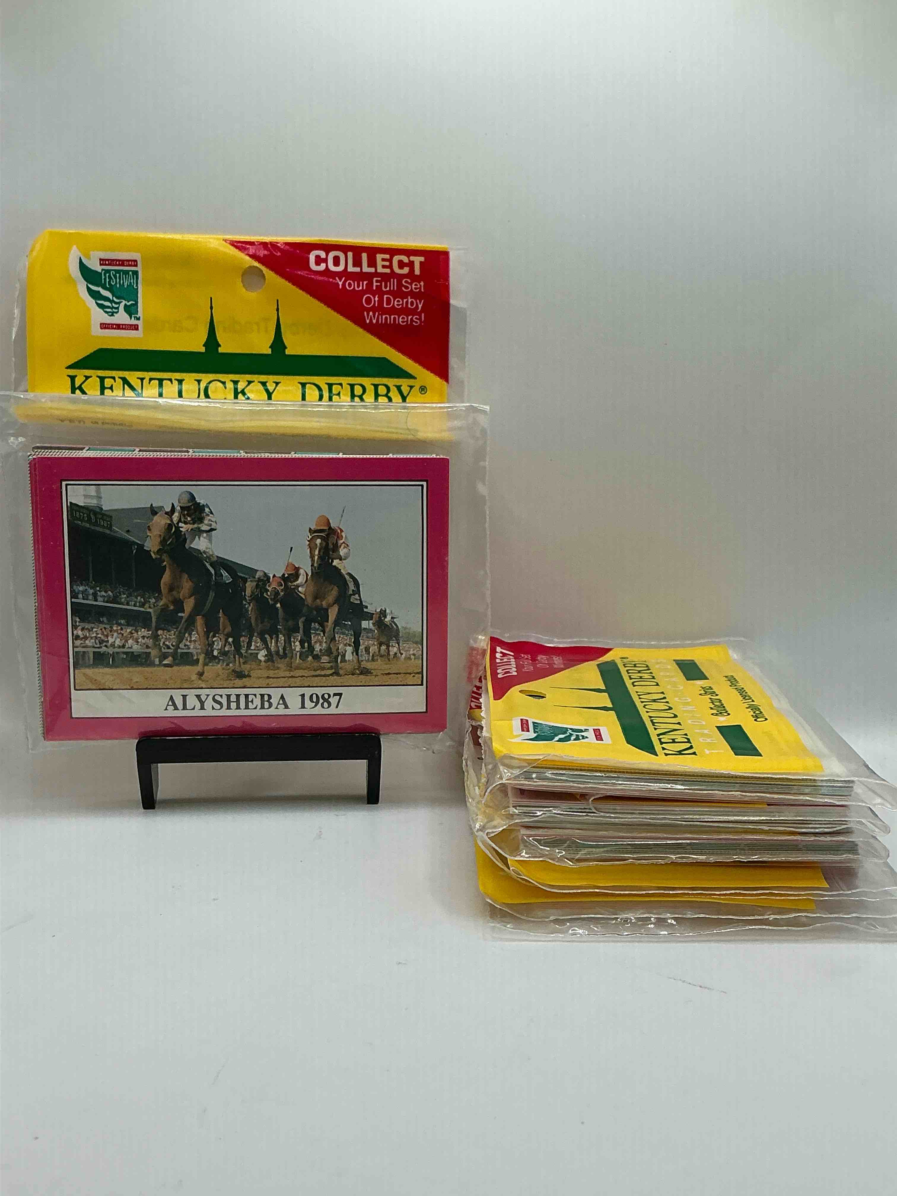 Crazy Rare Kentucky Derby! 1992 Churchill Downs Sealed Kentucky Derby Racing Cards, Direct From Original Retail Case! Learn The Fascinating History Of All The Derby Winners Up to 1992! Each Pack Contains Horses From Each Major Kentucky Derby Era, 15 Cards Per Pack! Very Rare & Hard To Find! A Perfect Gift For The Derby Fan!