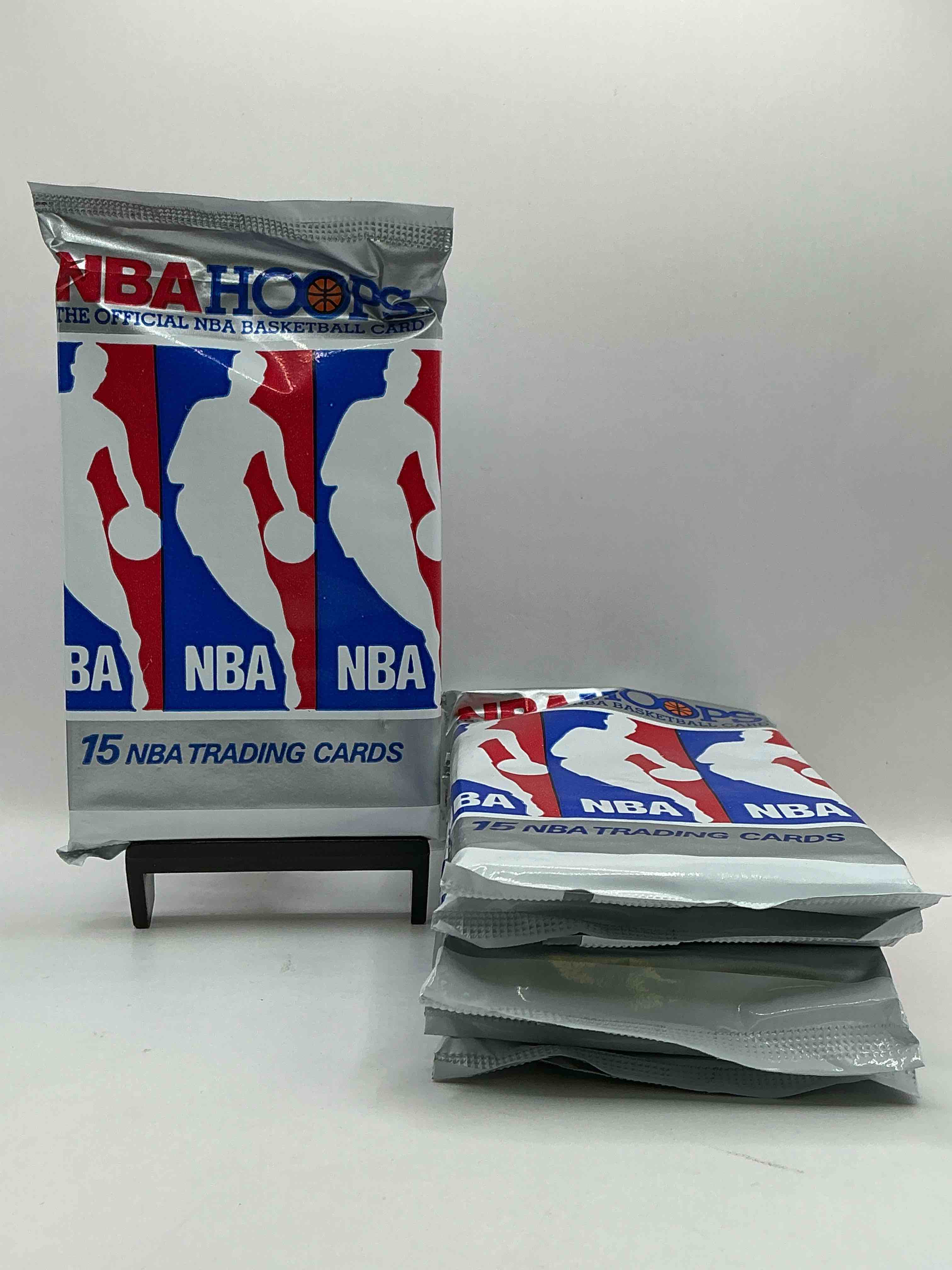 Michael Jordan!? 1990/91 NBA Hoops Unopened Sealed Trading Collectible Sports Card Pack, Direct From Original Sealed Retail Case! Search For Early Michael Jordan #65 (PSA 10 Value $550), Jordan All Star Card, & Too Many Other Nice Cards To List!