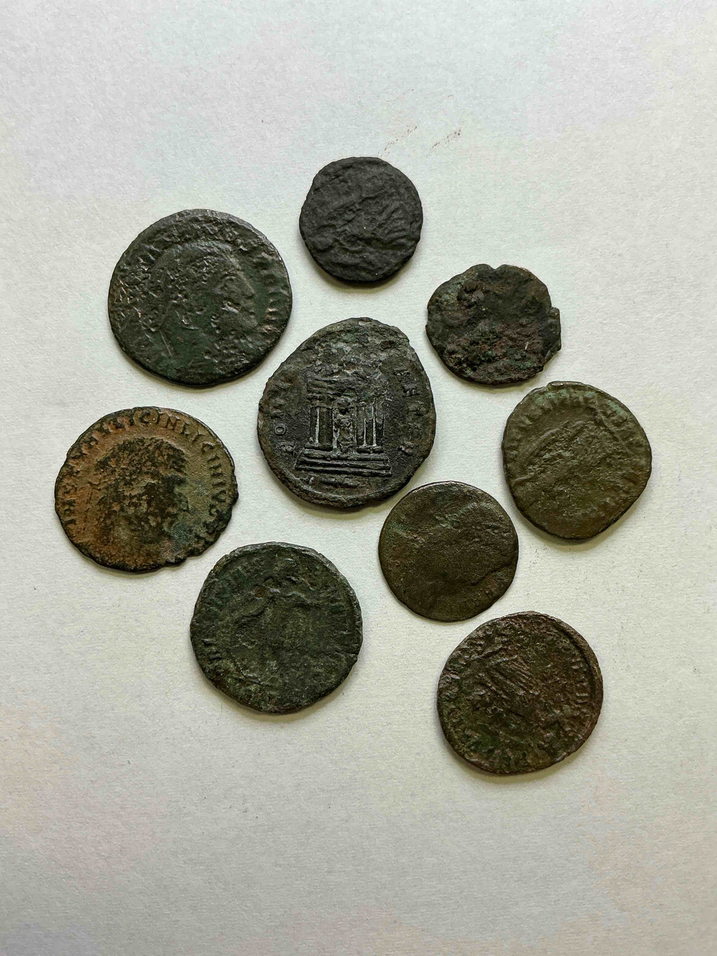 Ancient Roman Coins! 1,600-1,700 YEARS OLD Approximately! Check Out These Amazing Authentic Pieces Of History, Ancient Roman Bronze Coins From The Approx 300 to 400 A.D Era... Serious Pieces Of History & Serious Collector Items! Own Authentic Pieces Of Ancient History!
