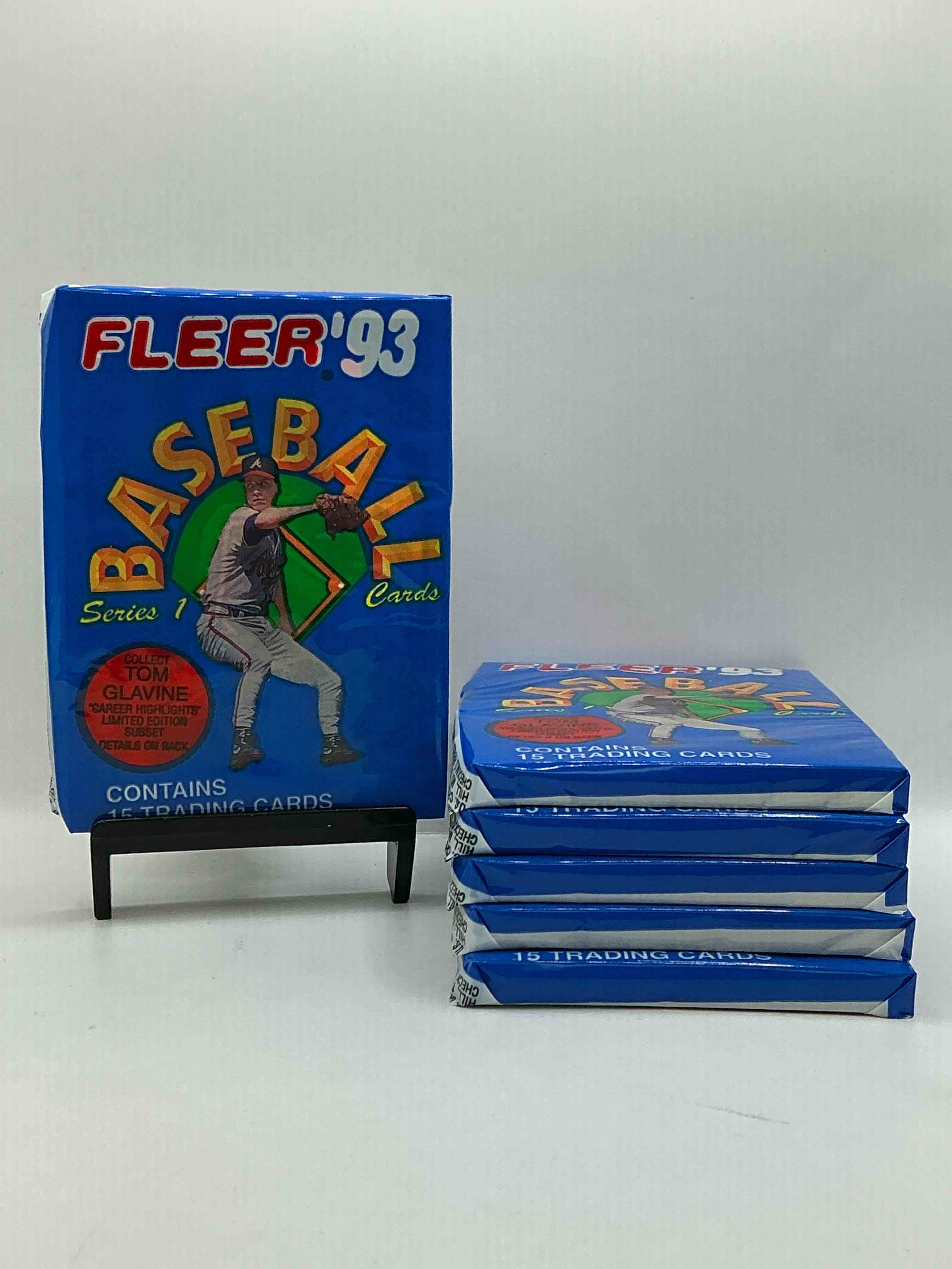 Limited Edition Tom Glavine!? 1993 Fleer Series 2 Unopened Packs, Straight From Box! Search For Rare Tom Glavine Subset Cards, Ken Griffey Jr, Don Mattingly & More!