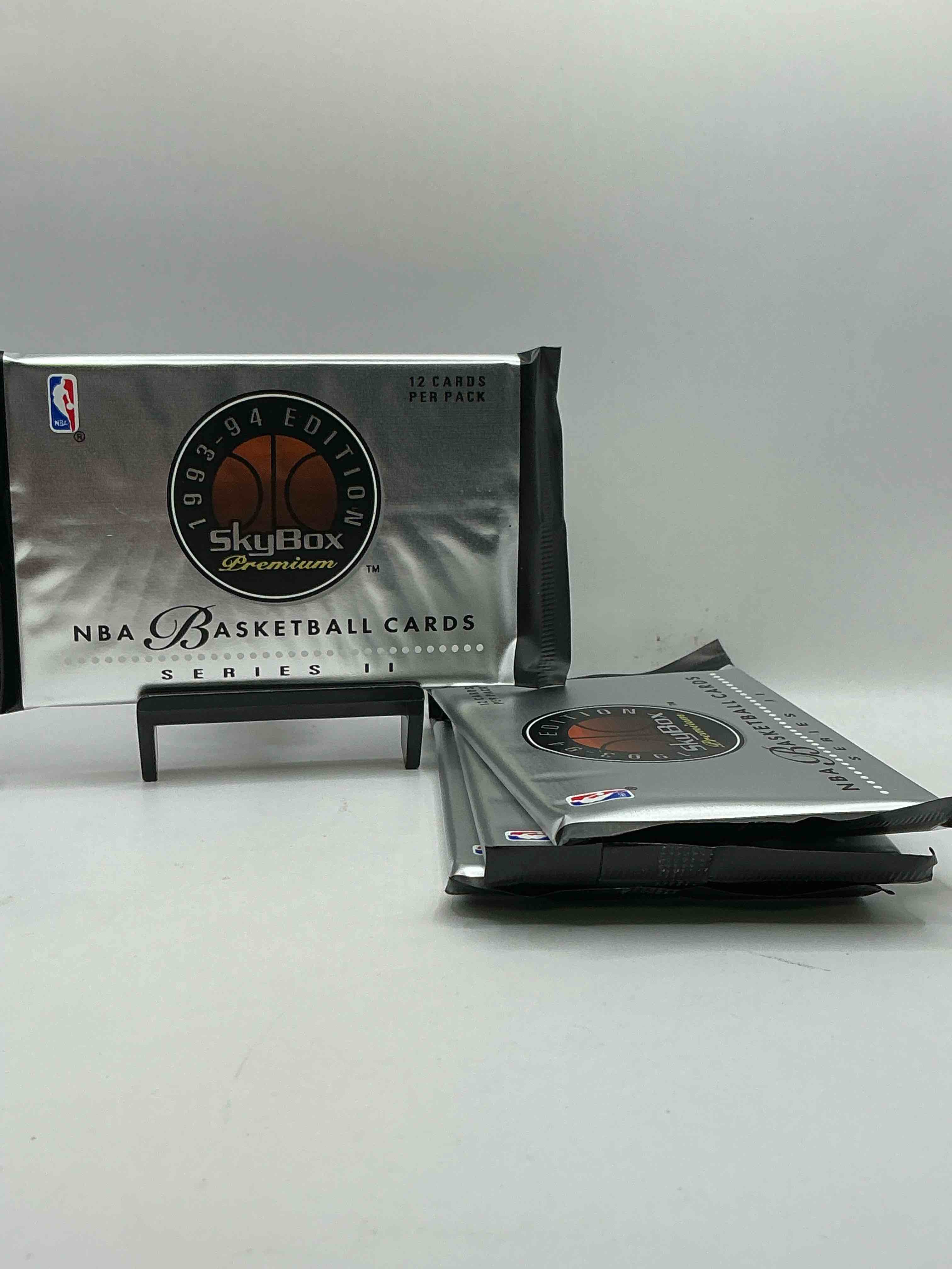 NBA Skybox Premium Series II Basketball Packs! 1993-94 Edition Skybox Packs! These Beautiful Packs Are Getting To Be Very Hard To Find. These Premiere Edition Card Packs Are Rare & Super Cool! Look For Michael Jordan, David Robinson, Dennis Rodman & So Many More 80’s & 90’s Legends!
