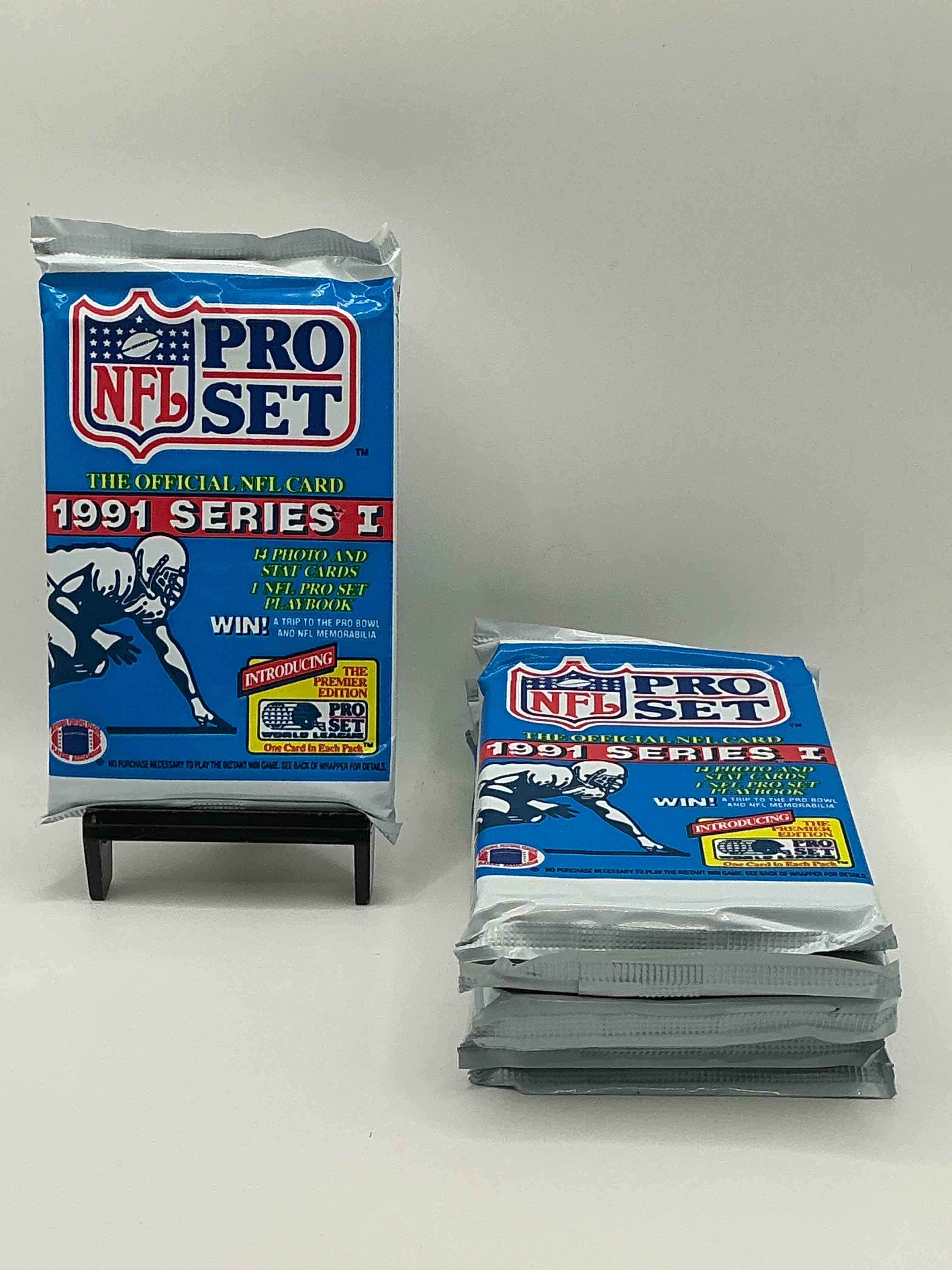 Wow! 1991 Pro Set Football Sealed Card Pack, Direct From Original Retail Case!Highly Sought After By Collectors As This Year Is Loaded With High Profile Cards!Search For Cards From Barry Sanders, Deion Sanders, Troy Aikman, Michael Irvin & Much More! Getting Hard To Find!