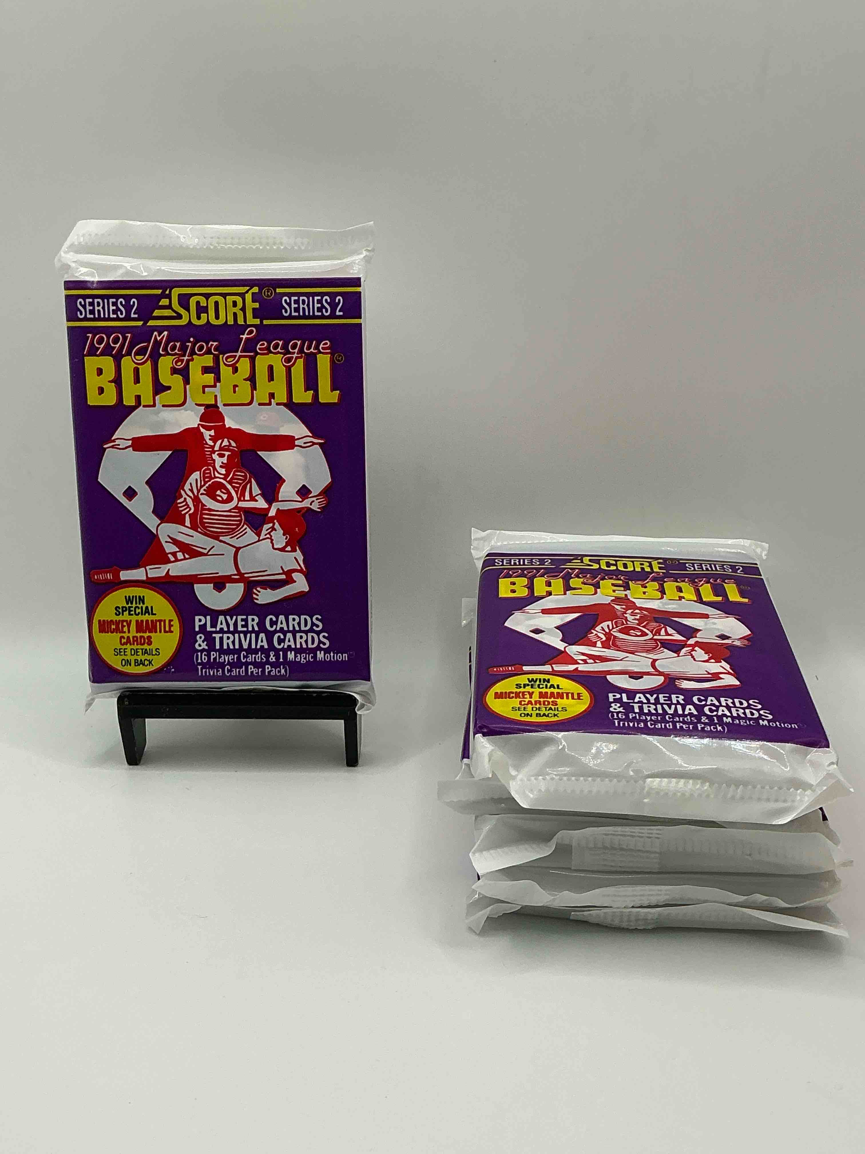 Signed Mickey Mantle? 1991 Score Baseball Unopened Packs! 2,493 Signed Mickey Mantle Cards From This Year Out There, Fetching Big Money If Pulled! Insanely Cool & Valuable Pocks With Stars & Rookies!
