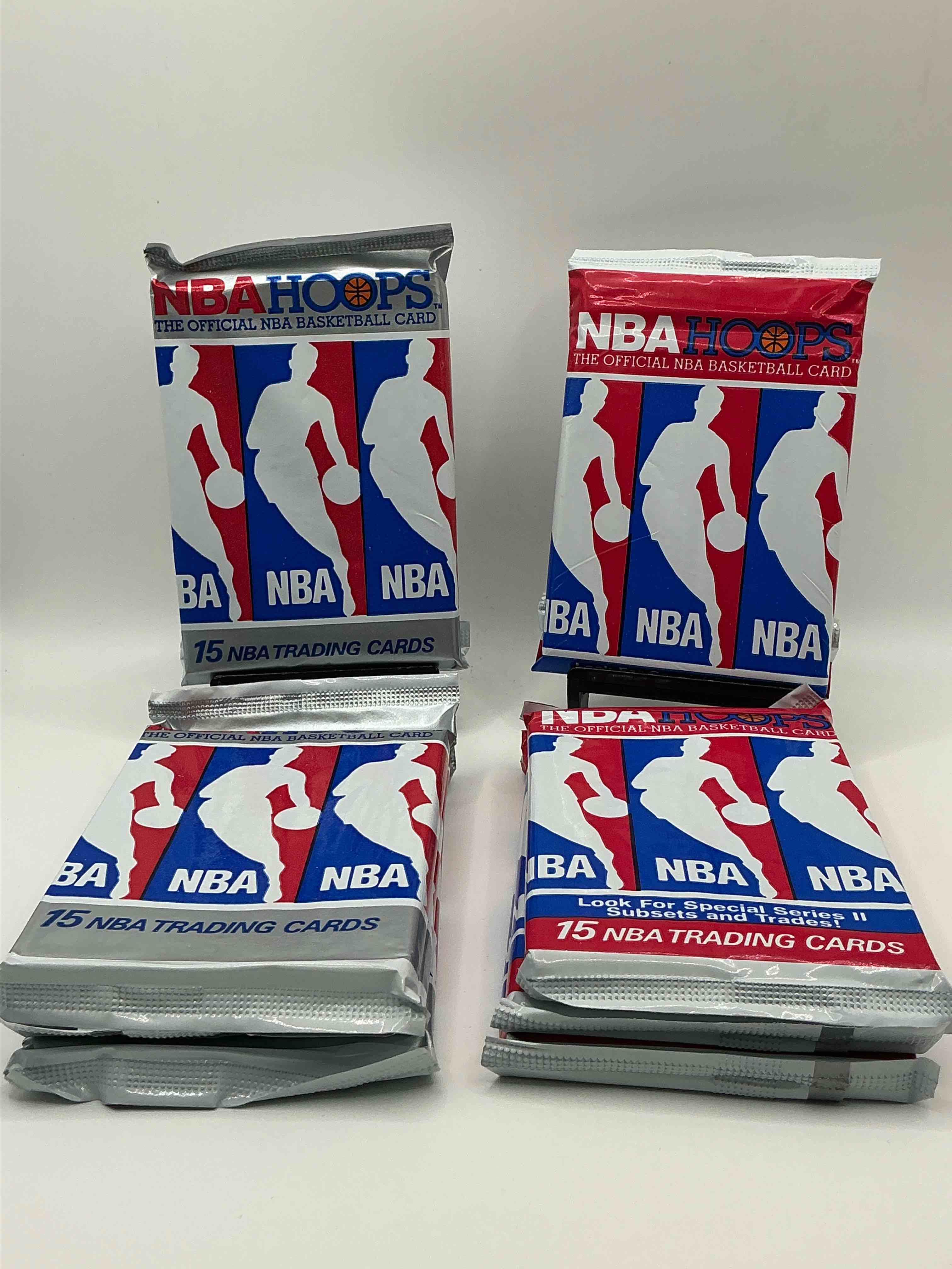 Michael Jordan!? 1990 NBA Hoops Series I & II Unopened Sealed Trading Collectible Sports Card Pack, Direct From Original Sealed Retail Case! Search For Early Michael Jordan #65 (PSA 10 Value $550), Jordan All Star Card, & Too Many Other Nice Cards To List!