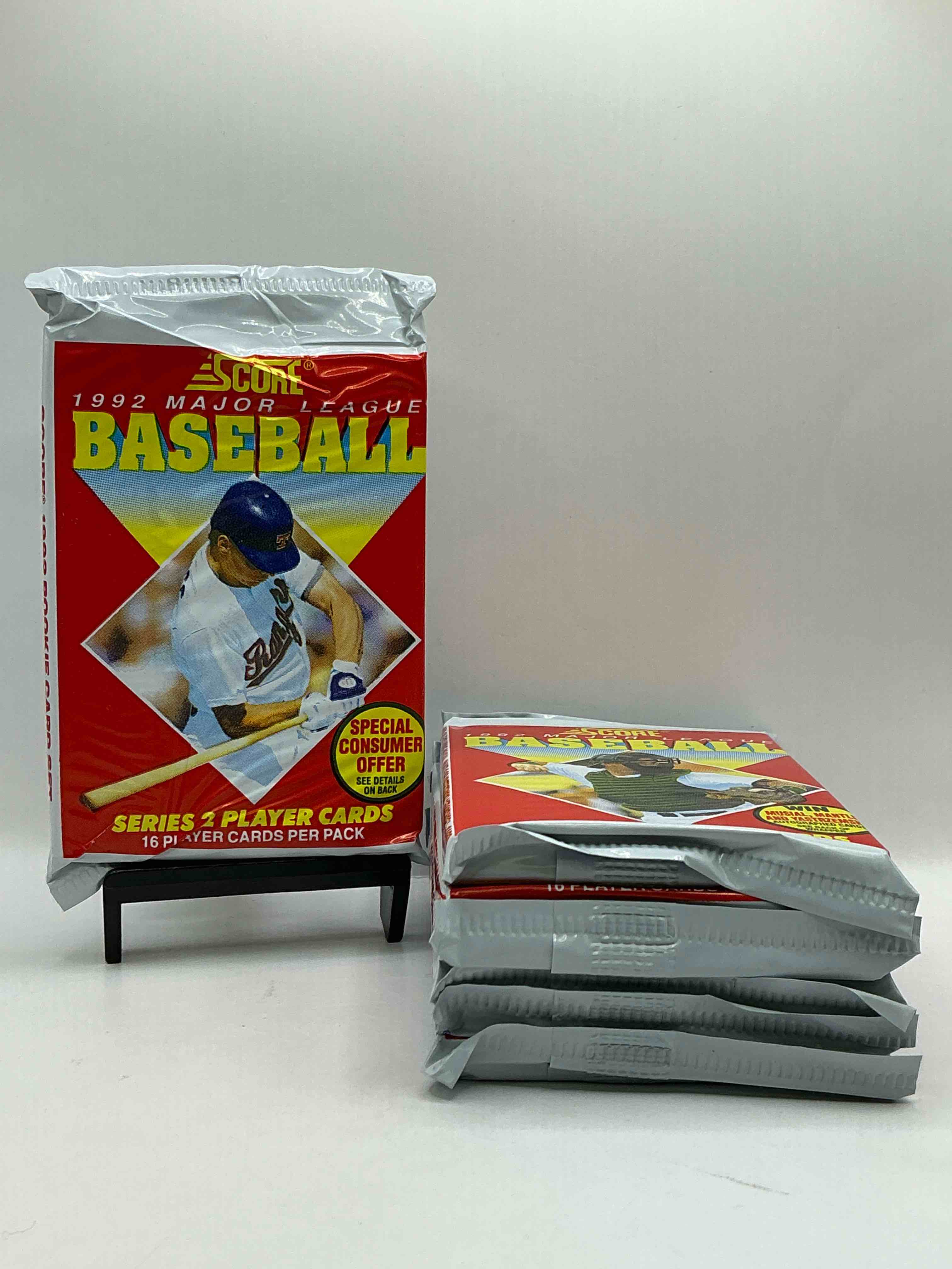 Mantle, Musial Or Yastrzemski Autograph!? 6,496 Randomly Inserted Signature Cards In The Packs From This Year Of Any Of These Players! 1992 Score Baseball Craziness! Series 2, See What You Get!