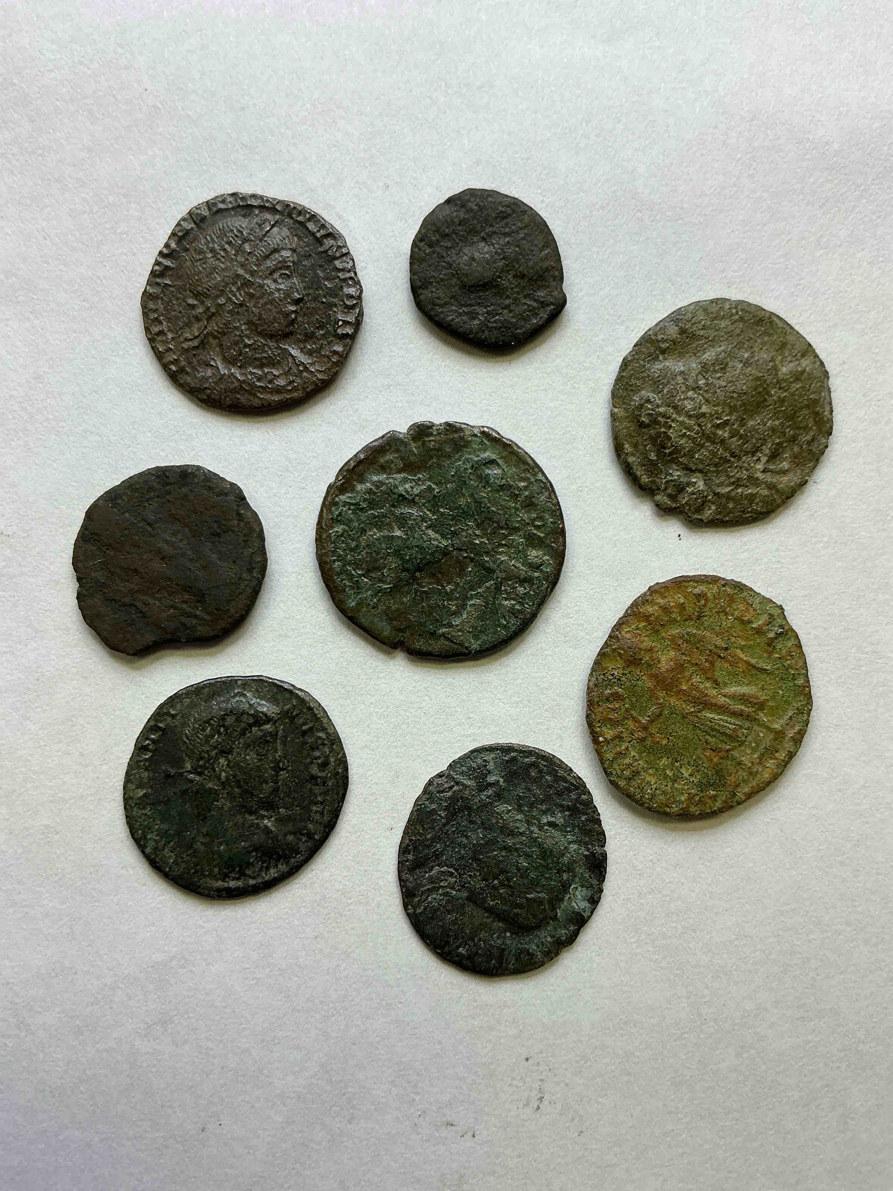 Ancient Roman Coins! 1,600-1,700 YEARS OLD Approximately! Check Out These Amazing Authentic Pieces Of History, Ancient Roman Bronze Coins From The Approx 300 to 400 A.D Era... Serious Pieces Of History & Serious Collector Items! Own Authentic Pieces Of Ancient History!