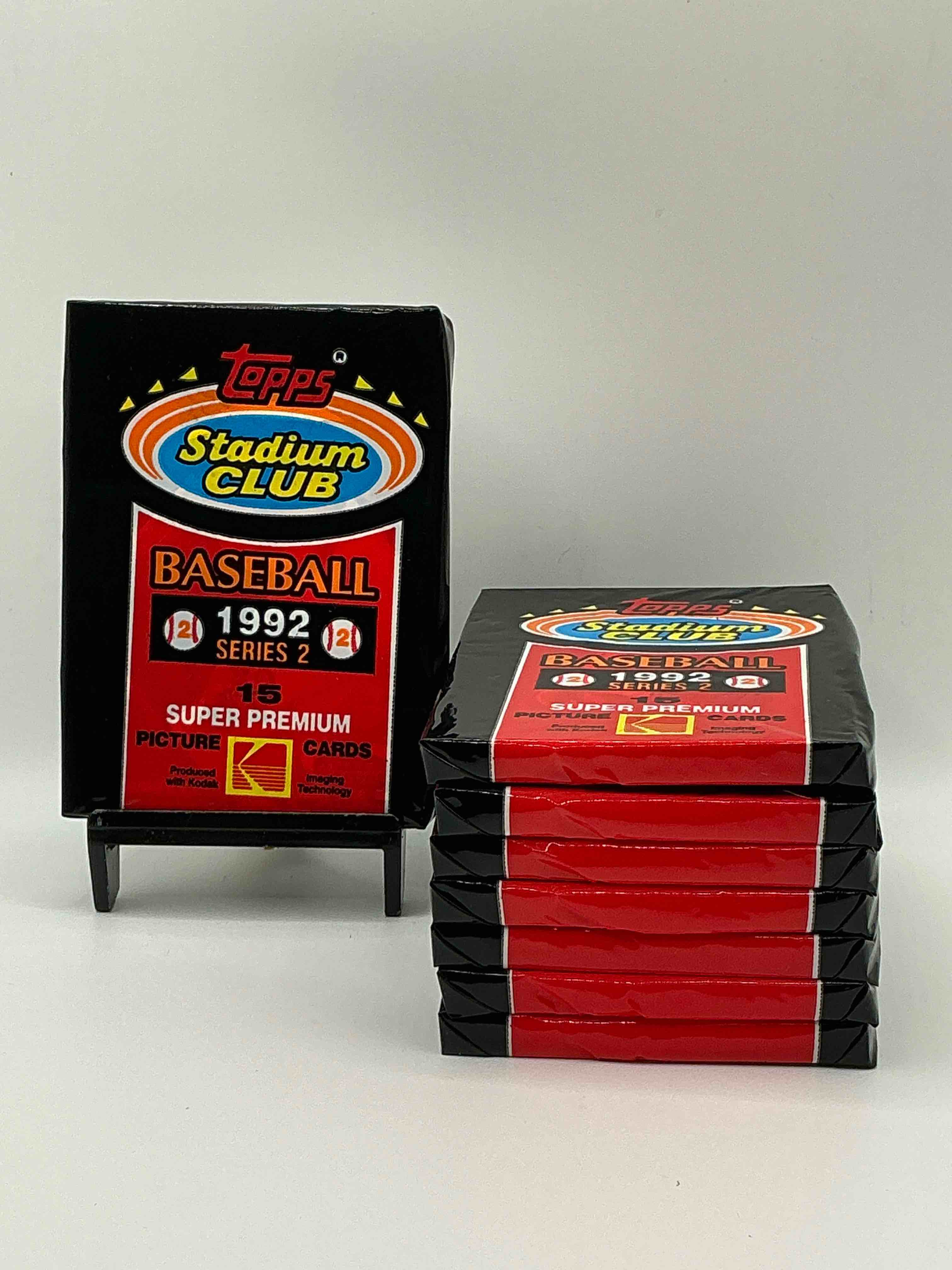Ken Griffey Jr!? Frank Thomas!? Baseball Insanity! 1992 Topps Stadium Club Baseball Series Il Unopened Packs, Direct From Box! 15 Premium Baseball Cards In Each Pack! Search For Griffey Jr, Nolan Ryan, Frank Thomas & So Much More!Search For 1980's Stars & Hall Of Famers!