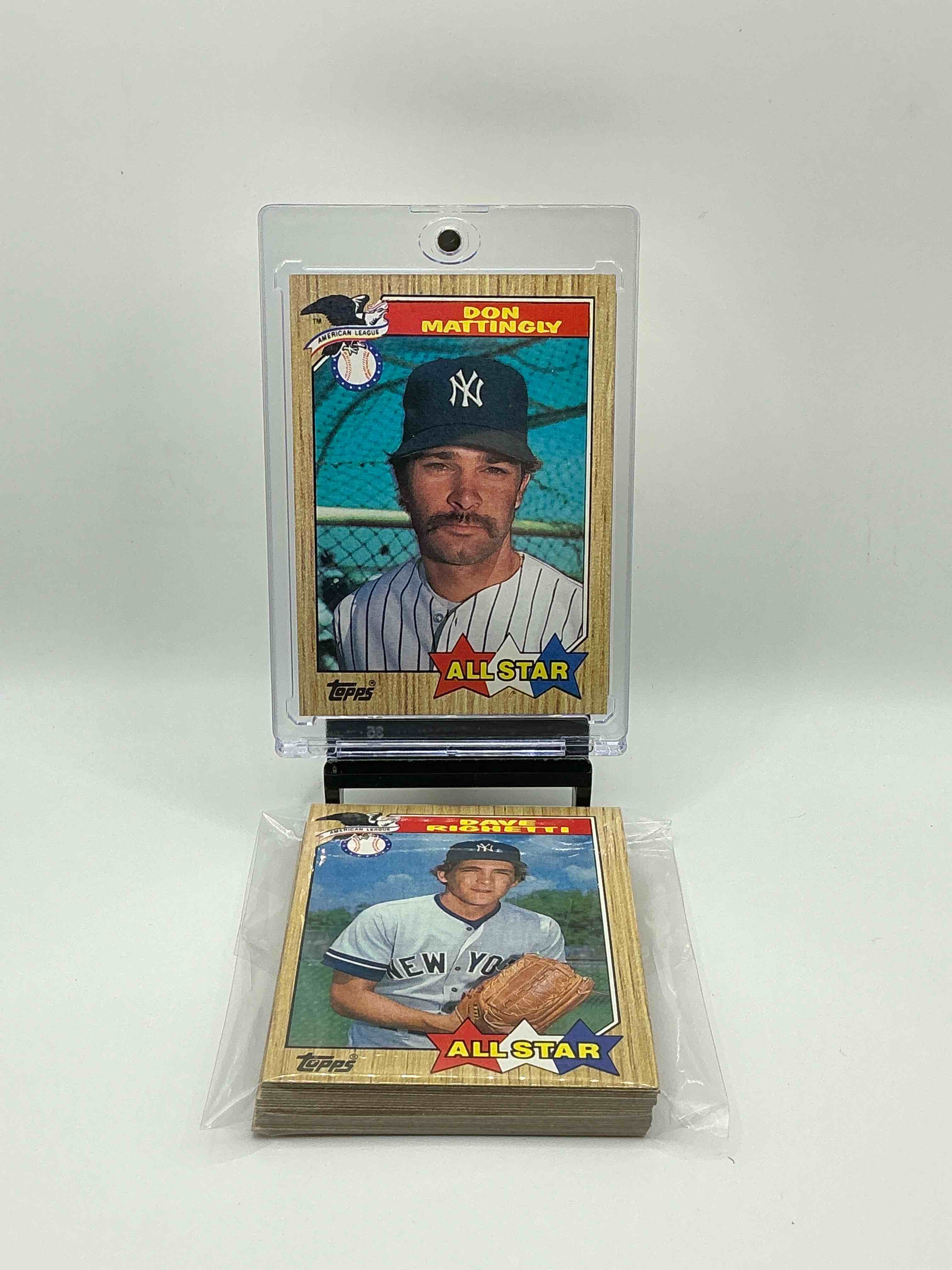 1987 Topps Baseball All Star Set! Insane Legends! 22 Card All Stars From 1987! Don Mattingly, Wade Boggs, Roger Clemons & More!