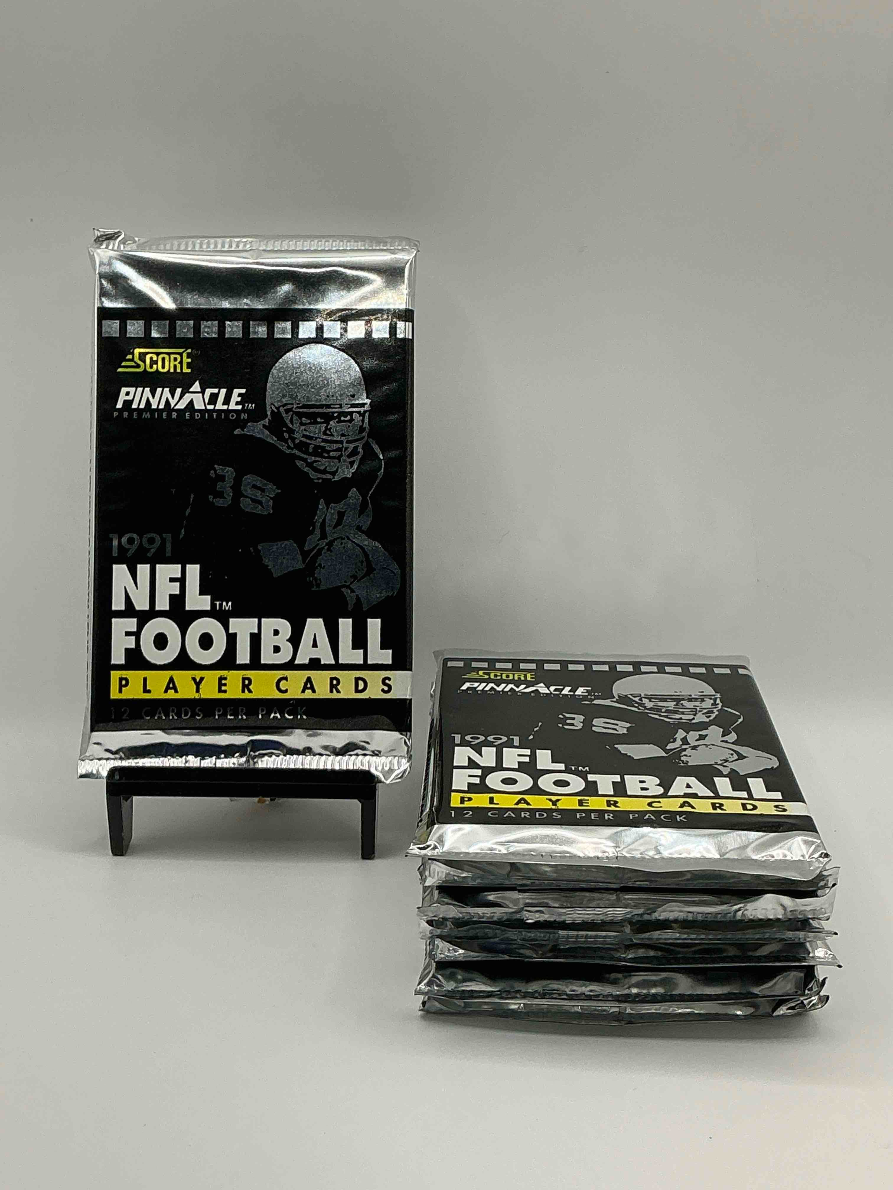 1991 Pinnacle Premier Edition Score Unopened Sports Card Packs Direct From Original Box! Search For Valuable Emmitt Smith Cards & Other Stars!