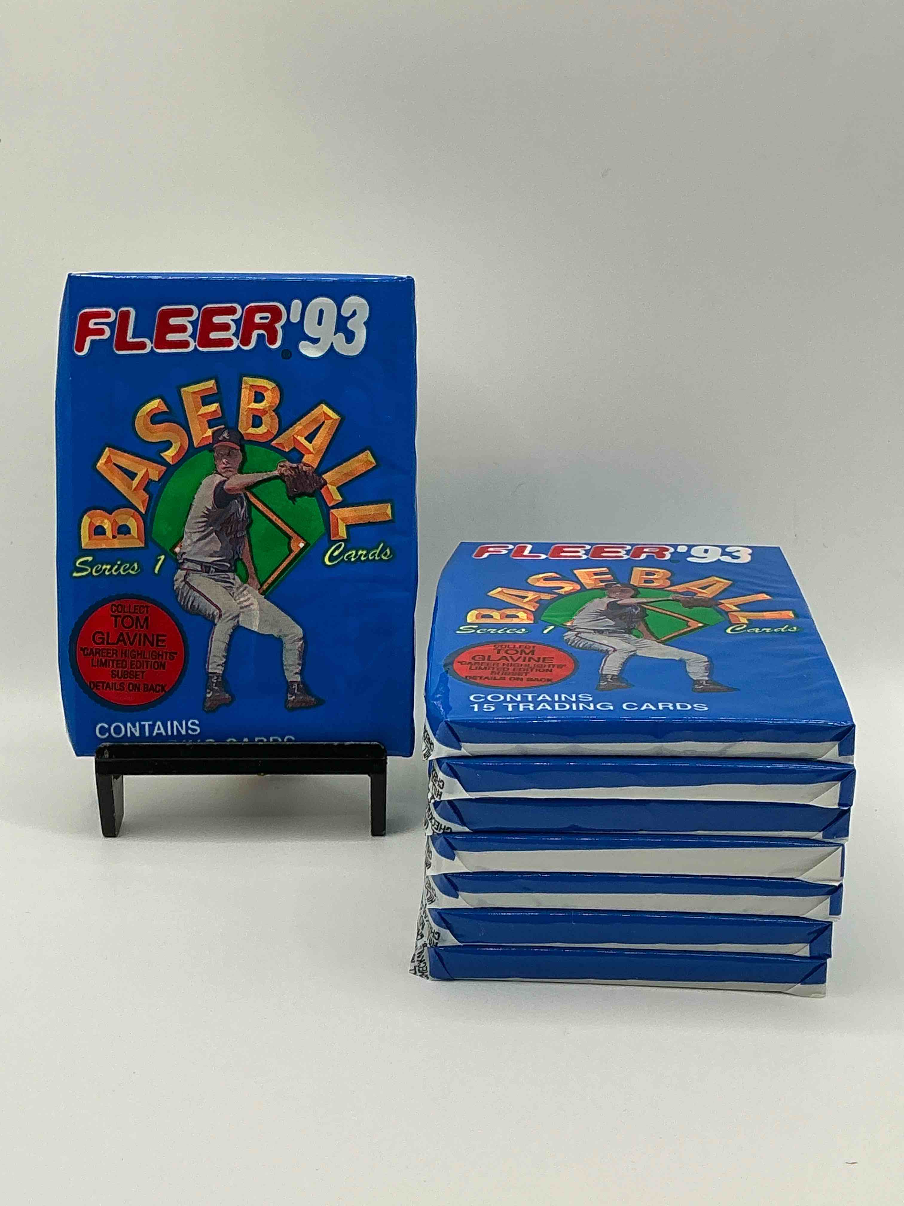 Limited Edition Tom Glavine!? 1993 Fleer Series 2 Unopened Packs, Straight From Box! Search For Rare Tom Glavine Subset Cards, Ken Griffey Jr, Don Mattingly & More!