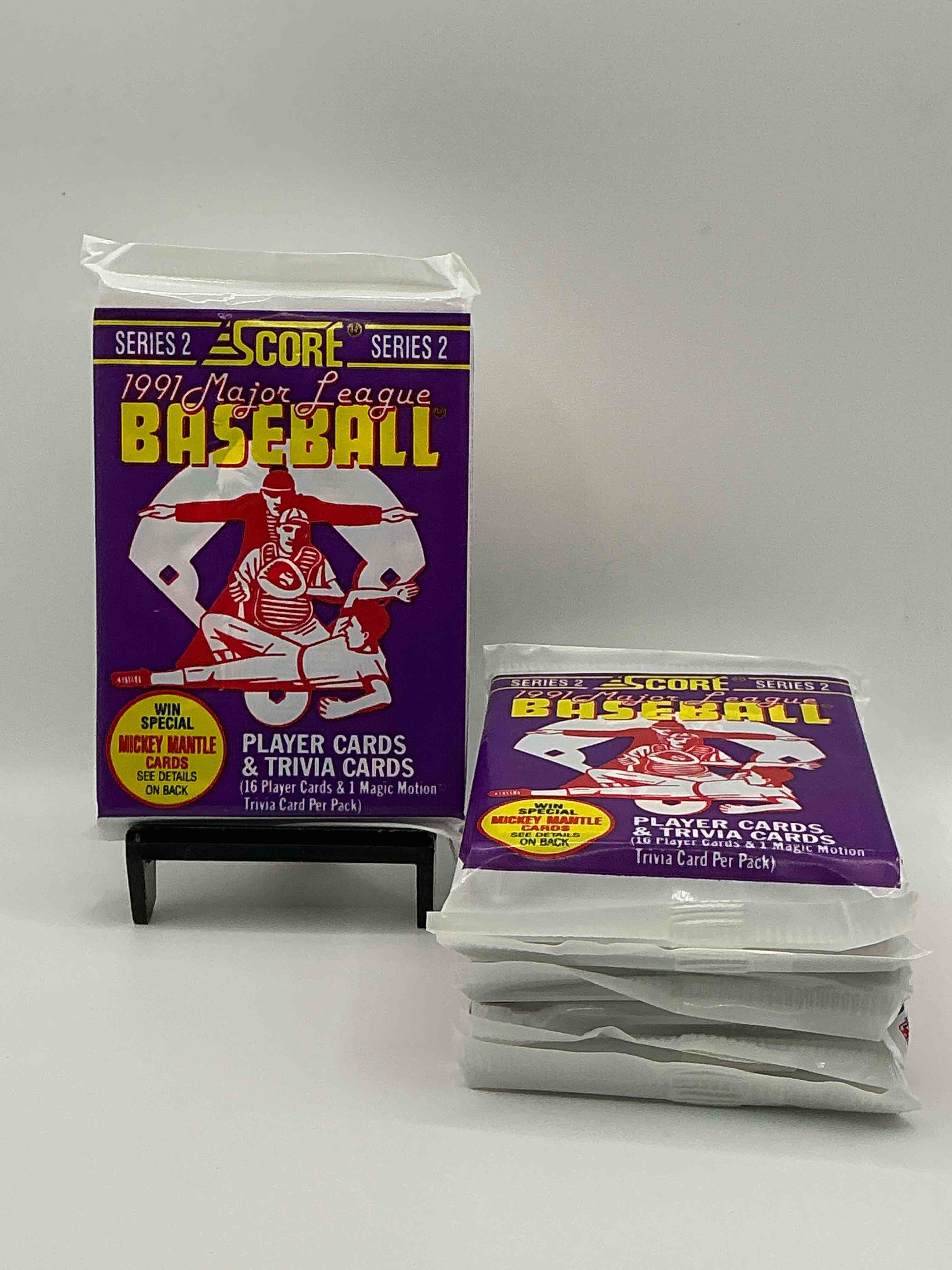 Signed Mickey Mantle? 1991 Score Baseball Unopened Packs! 2,493 Signed Mickey Mantle Cards From This Year Out There, Fetching Big Money If Pulled! Insanely Cool & Valuable Pocks With Stars & Rookies!