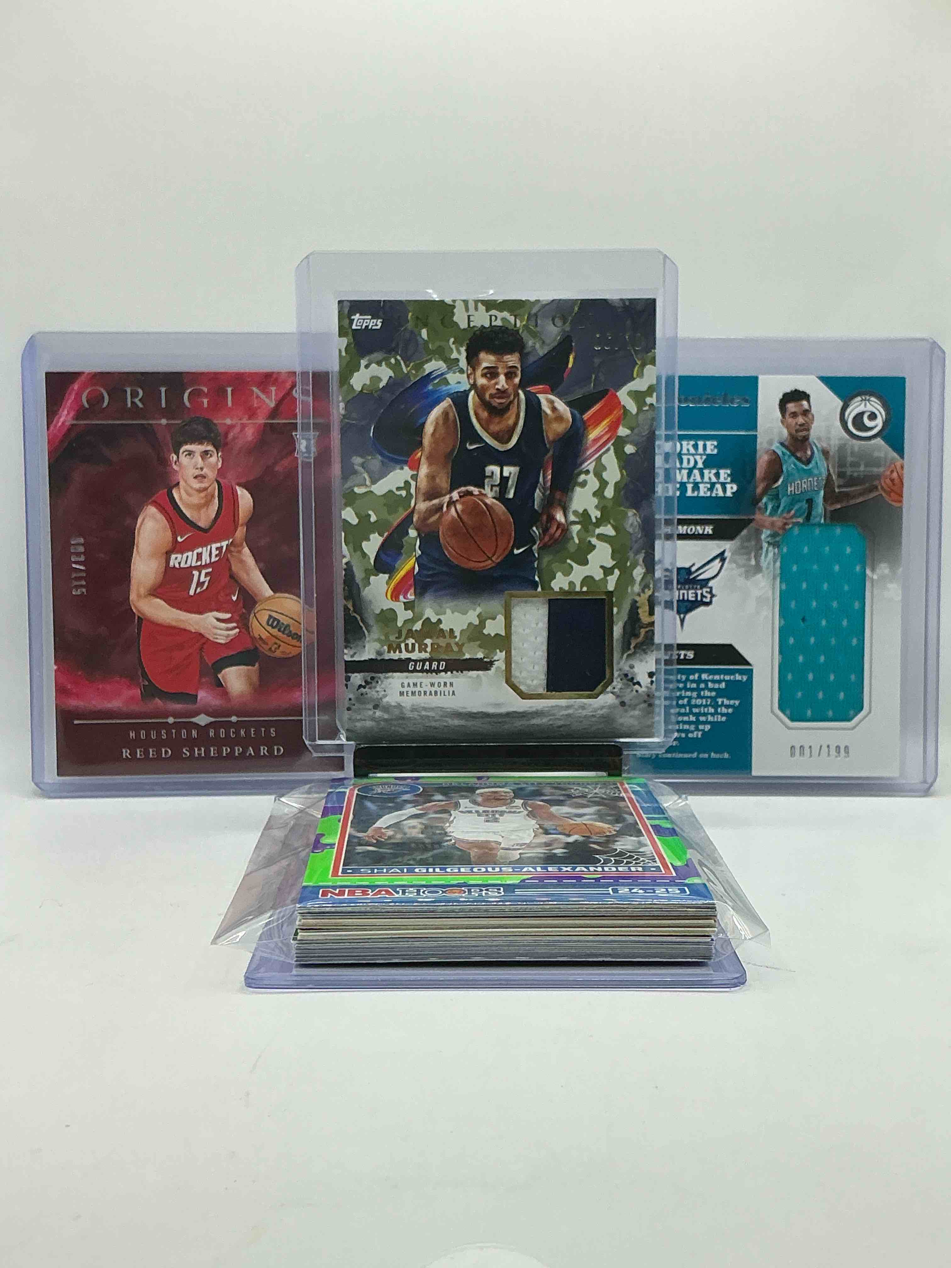 Kentucky Wildcats Craziness! Jamal Murray 06/10 Game Used Jersey Topps Inception Card, Reed Sheppard Origins Rookie /115 & Malik Monk Chronicles Rookie /199 Jersey Card! WOW! 24 Card Kentucky Lot! Heroes, Rookies, Commons, Superstars & More!