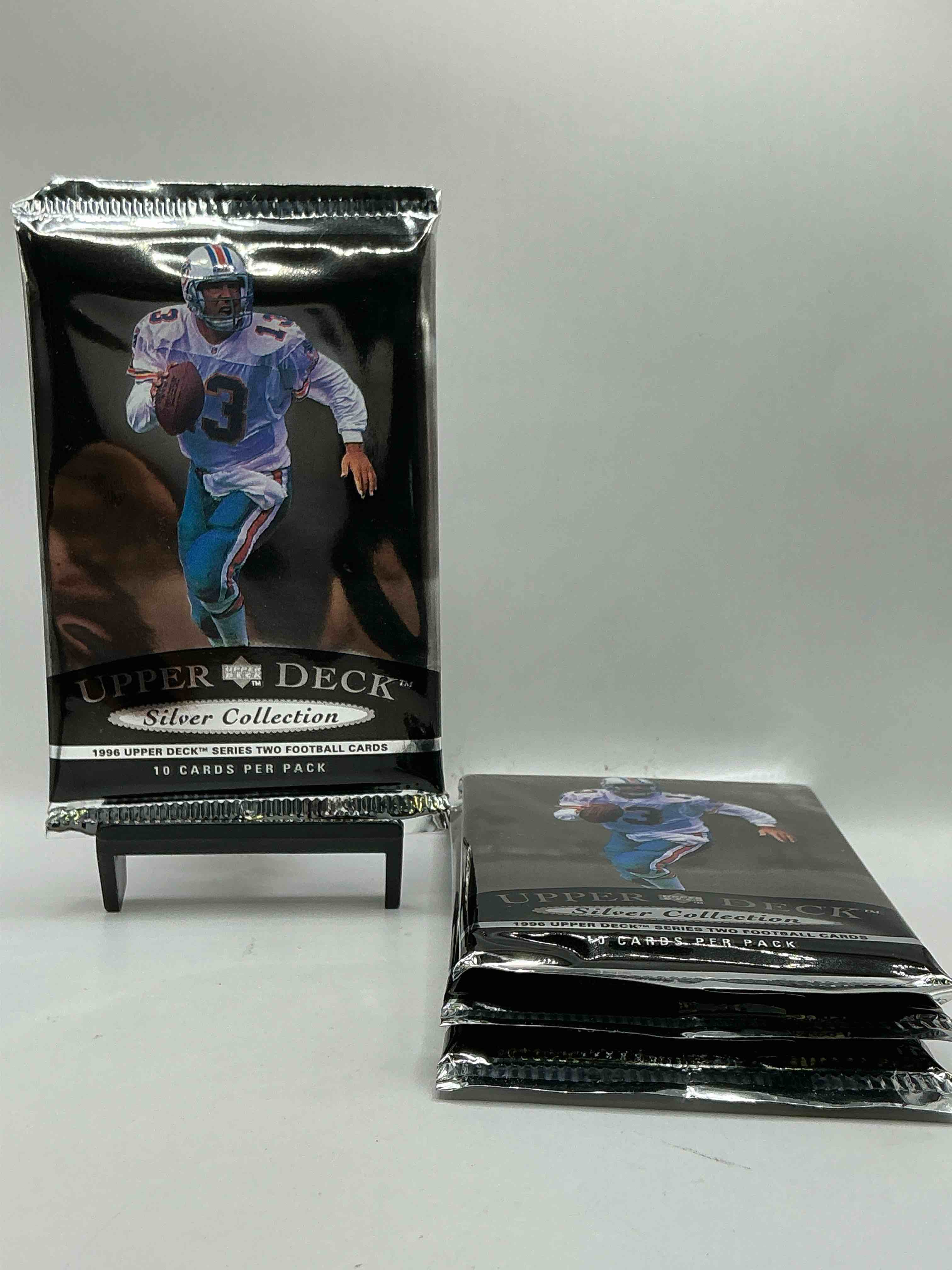 Dan Marino!? Barry Sanders!? Brett Favre!? Insane SILVER COLLECTION 1996 Upper Deck Packs! The Ultra Rare Silver Collection Packs, Straight From Box! WOW! Look For Legends! 