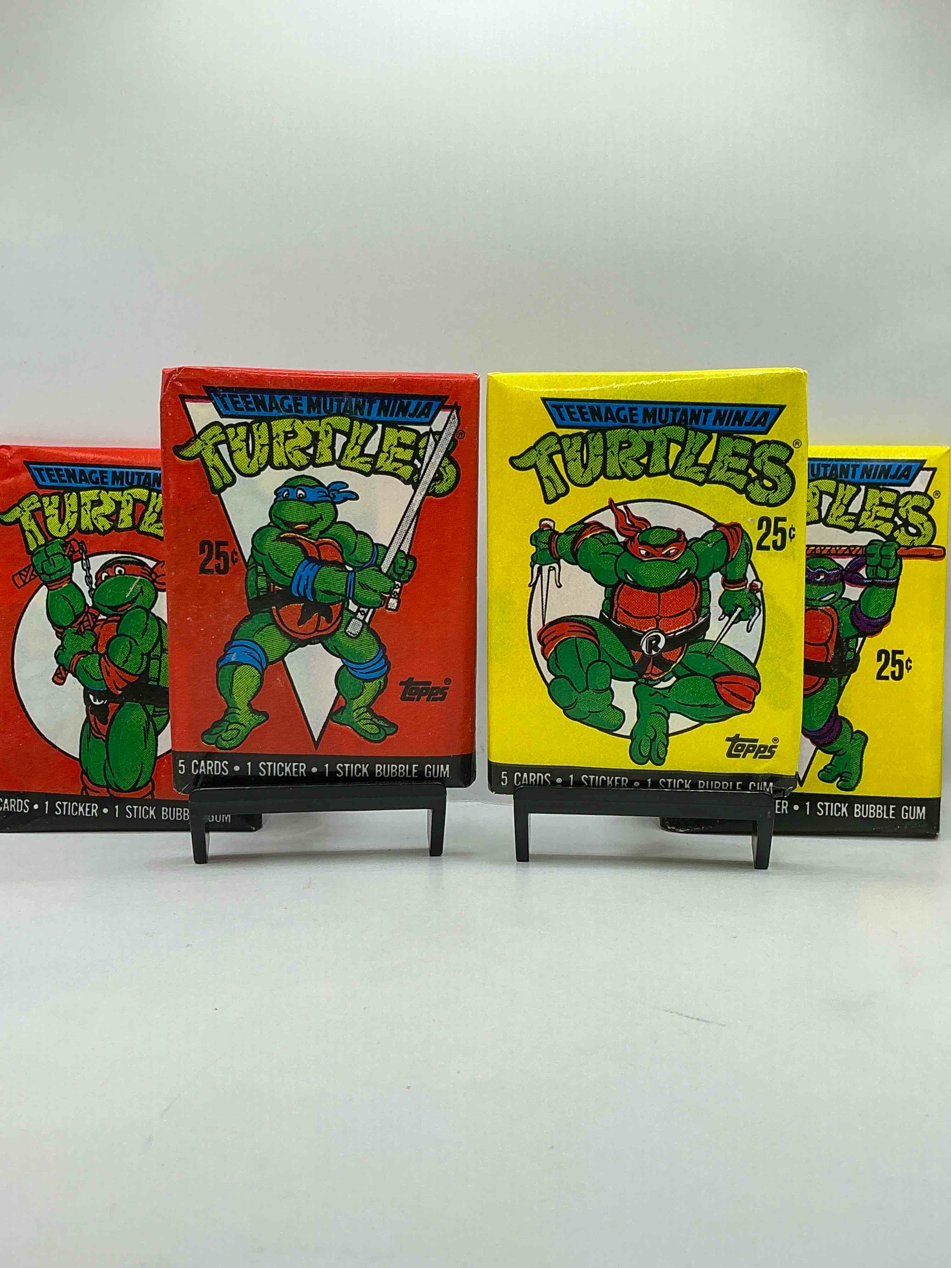 1989 Ultra Rare Ninja Turtles! Wow! Check Out These Super Rare 1989 FIRST SERIES Topps Teenage Mutant Ninja Turtles Sealed Card Wax Packs, Direct From Original Retail Case! These Cards Have Become Serious Collector Items & Are The Very First TMNT Card Series Made, Originating In The Awesome Year Of 1989! Own Rare Pieces Of Ninja Turtle History!