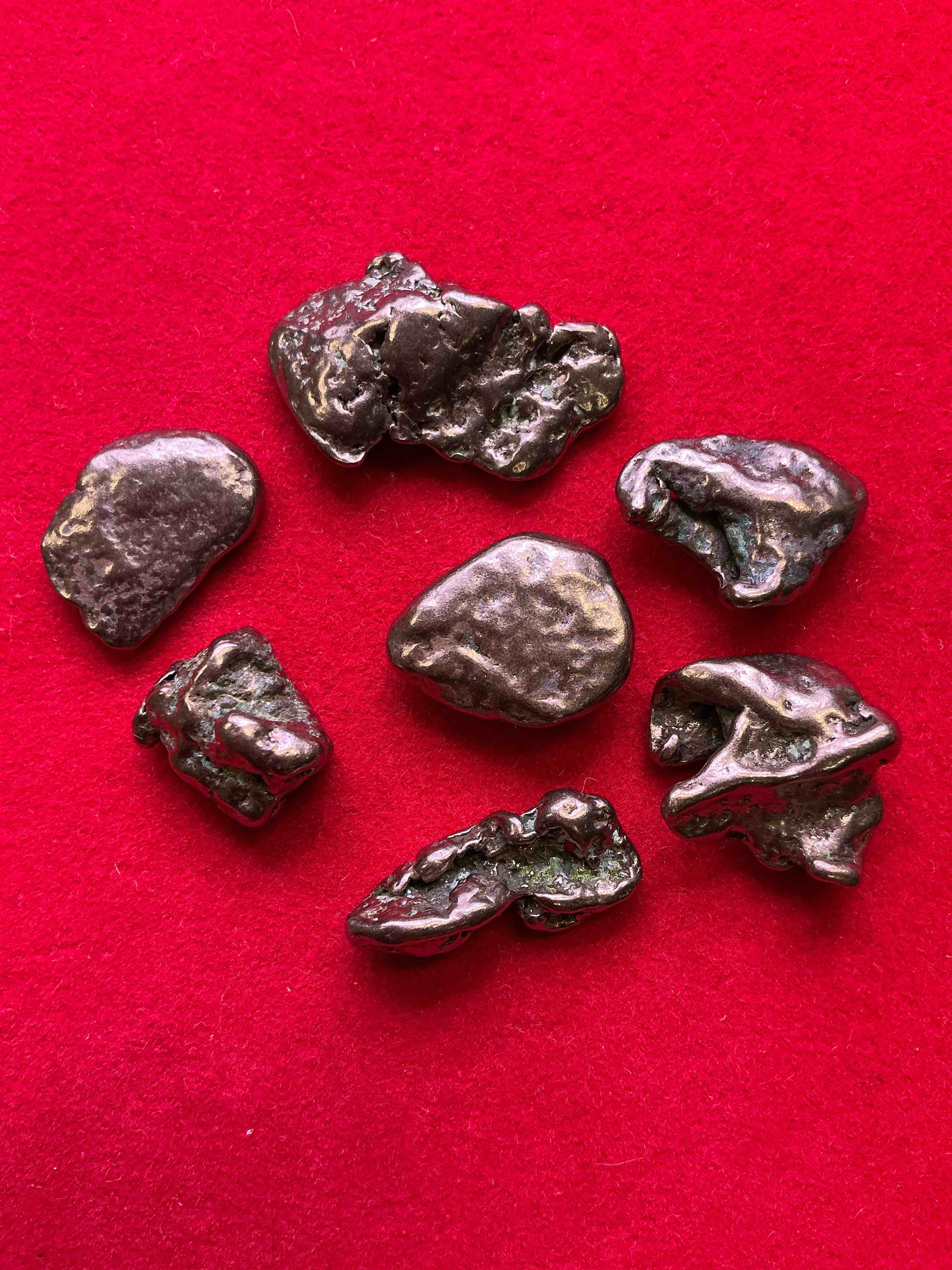 Copper Nuggets In Rare Form! Check Out These Rarely Seen Approximately .999 Copper Nuggets Direct From Prospecting In Copper Harbor, Michigan! Copper In Nugget Form Is Rarely Seen & Each Piece Is Completely Unique. A Great Investment In Fine U.S. Michigan Copper & Also Really Cool Conversation Pieces!