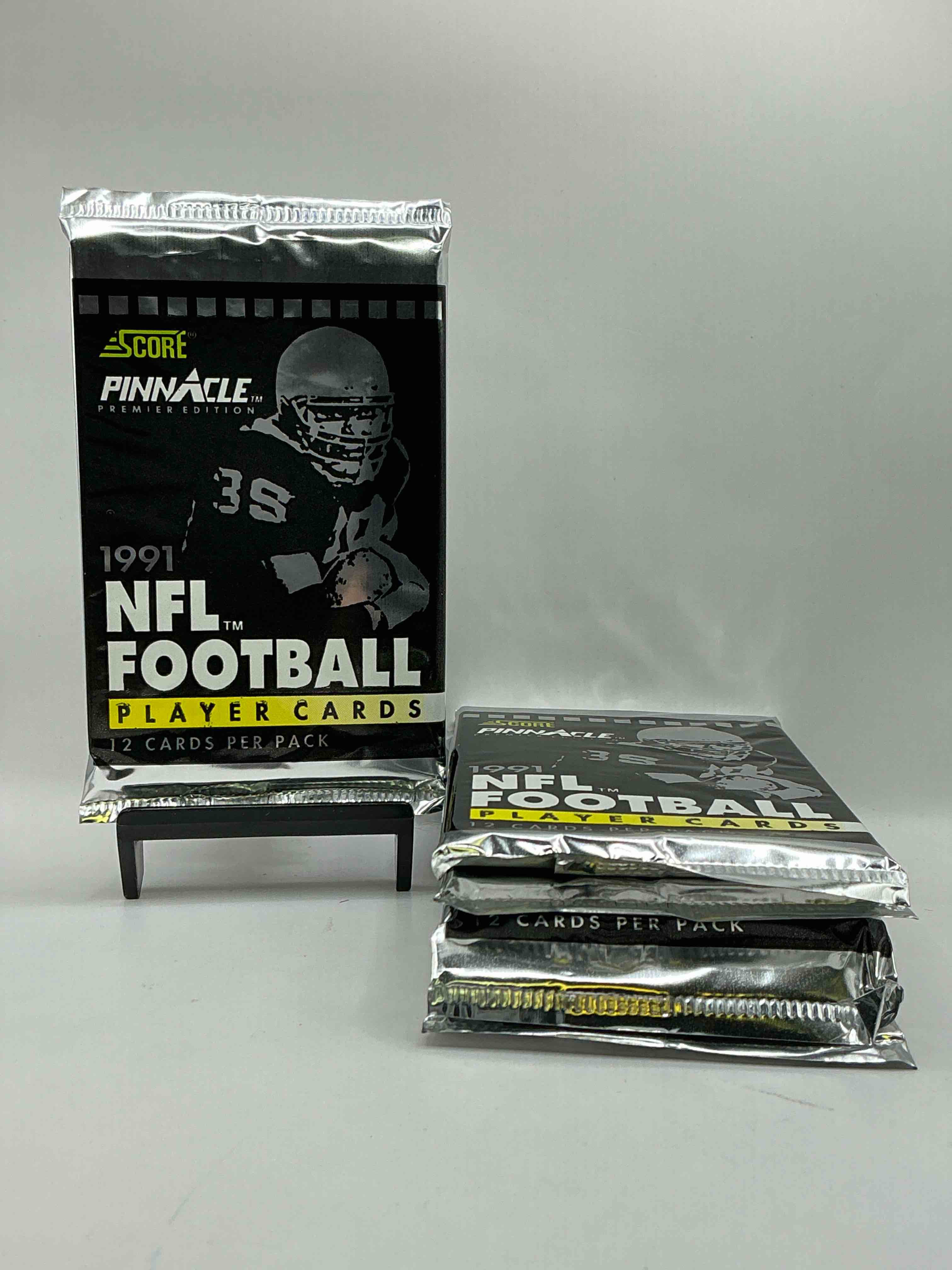 1991 Pinnacle Premier Edition Score Unopened Sports Card Packs Direct From Original Box! Search For Valuable Emmitt Smith Cards & Other Stars!