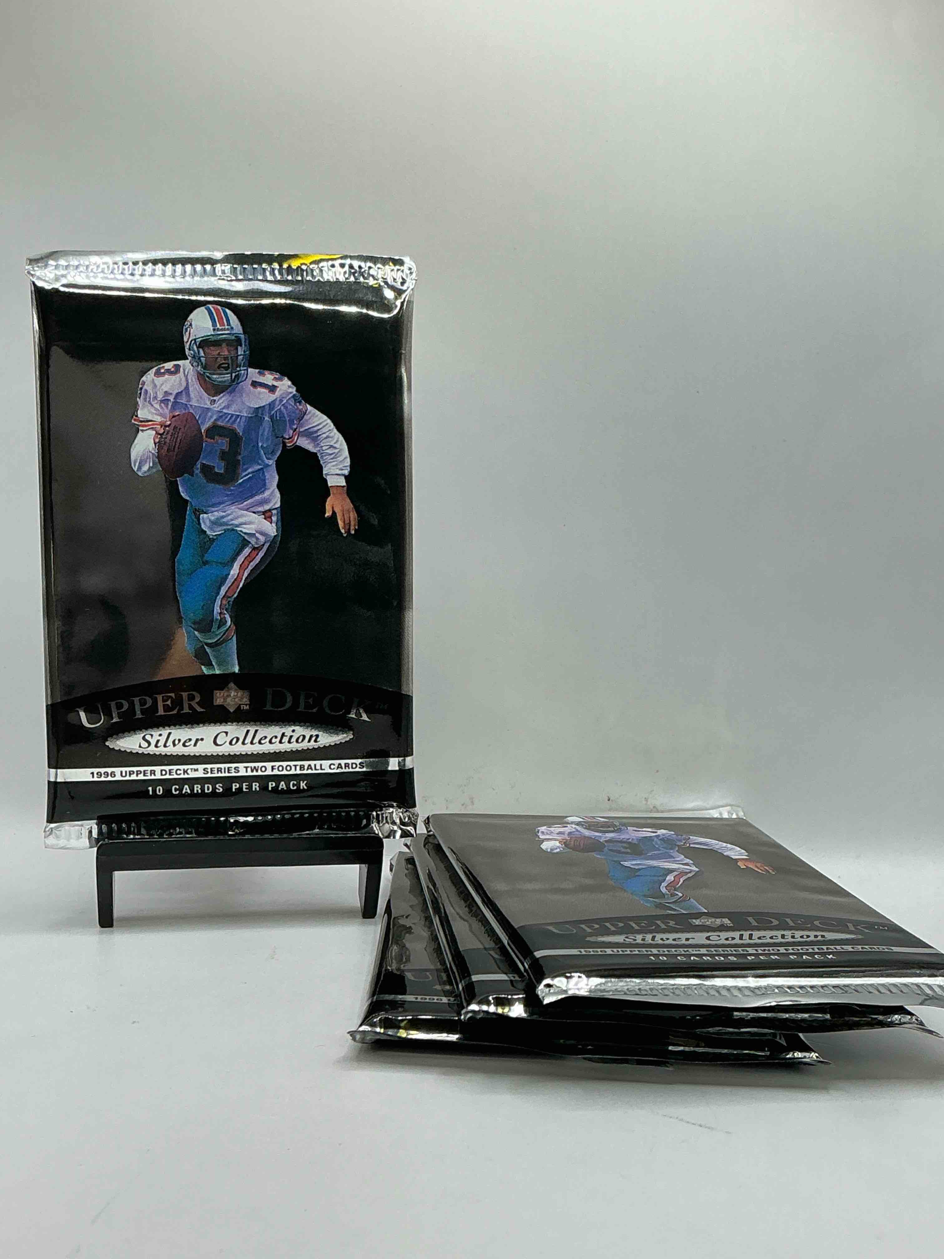 Dan Marino!? Barry Sanders!? Brett Favre!? Insane SILVER COLLECTION 1996 Upper Deck Packs! The Ultra Rare Silver Collection Packs, Straight From Box! WOW! Look For Legends!