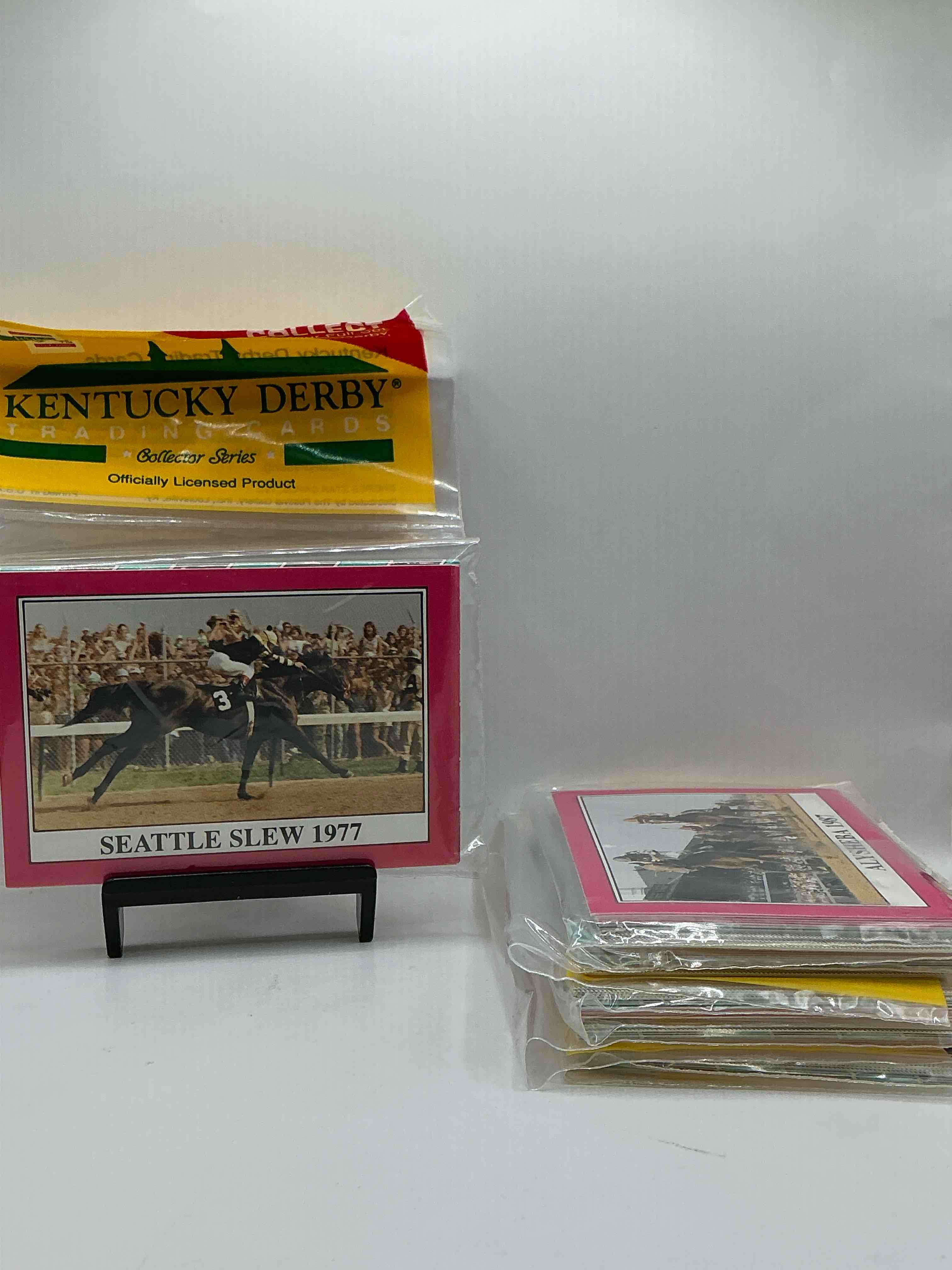 Crazy Rare Kentucky Derby! 1992 Churchill Downs Sealed Kentucky Derby Racing Cards, Direct From Original Retail Case! Learn The Fascinating History Of All The Derby Winners Up to 1992! Each Pack Contains Horses From Each Major Kentucky Derby Era, 15 Cards Per Pack! Very Rare & Hard To Find! A Perfect Gift For The Derby Fan!
