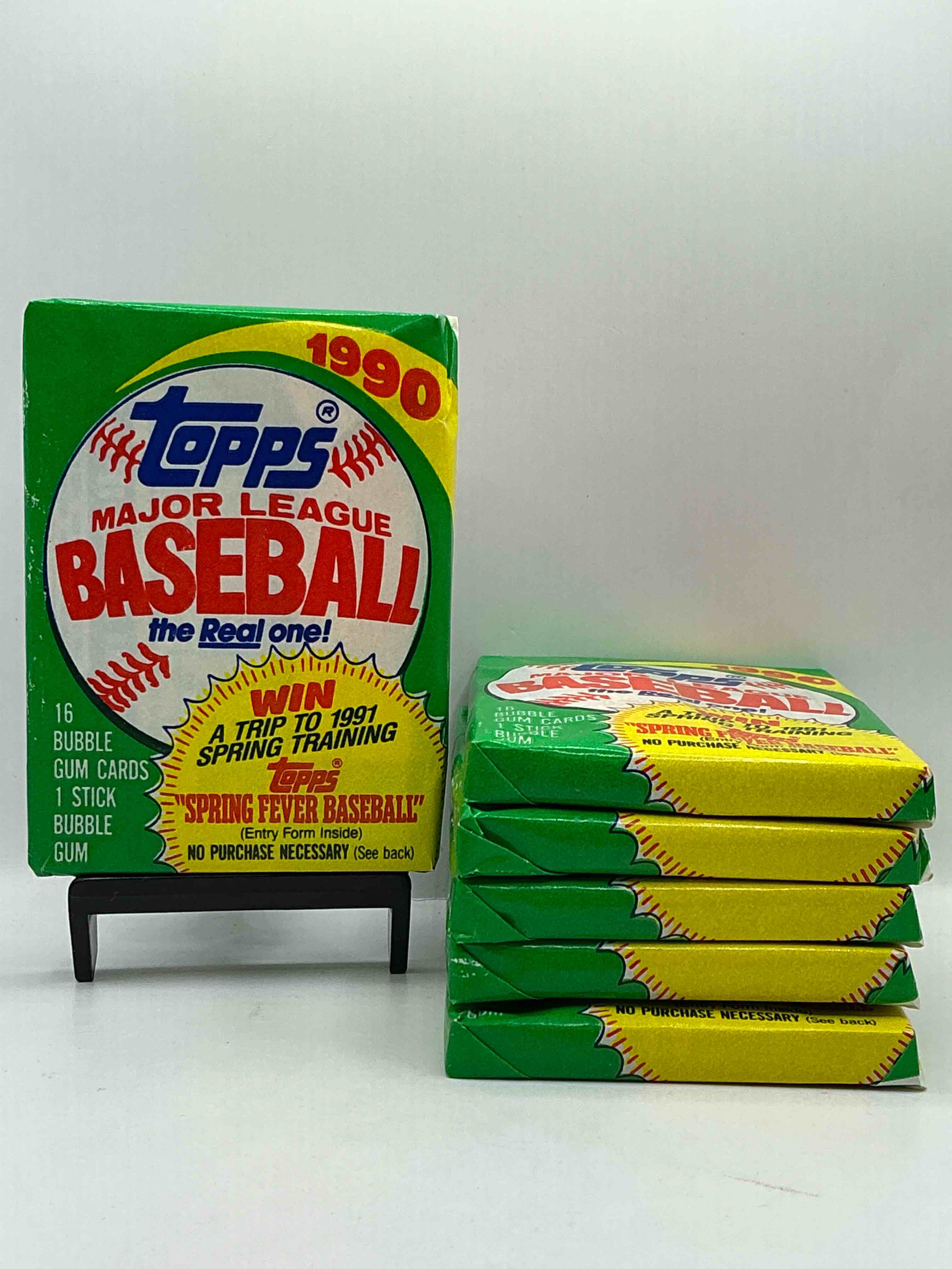 Possible Ken Griffey Jr Rookie Card! 1990 Topps Baseball Unopened Sports Card Wax Pack, Direct From Original Retail Case! Search For Card Collectibles Like "The Big Hurt" Frank Thomas Valuable Rookie & Error Cards (Error Cards Valued At $1,000 And Up!), & Early Ken Griffey Jr. All Star Rookie Card #336 (PSA 10 Value $350+) & So Much More!