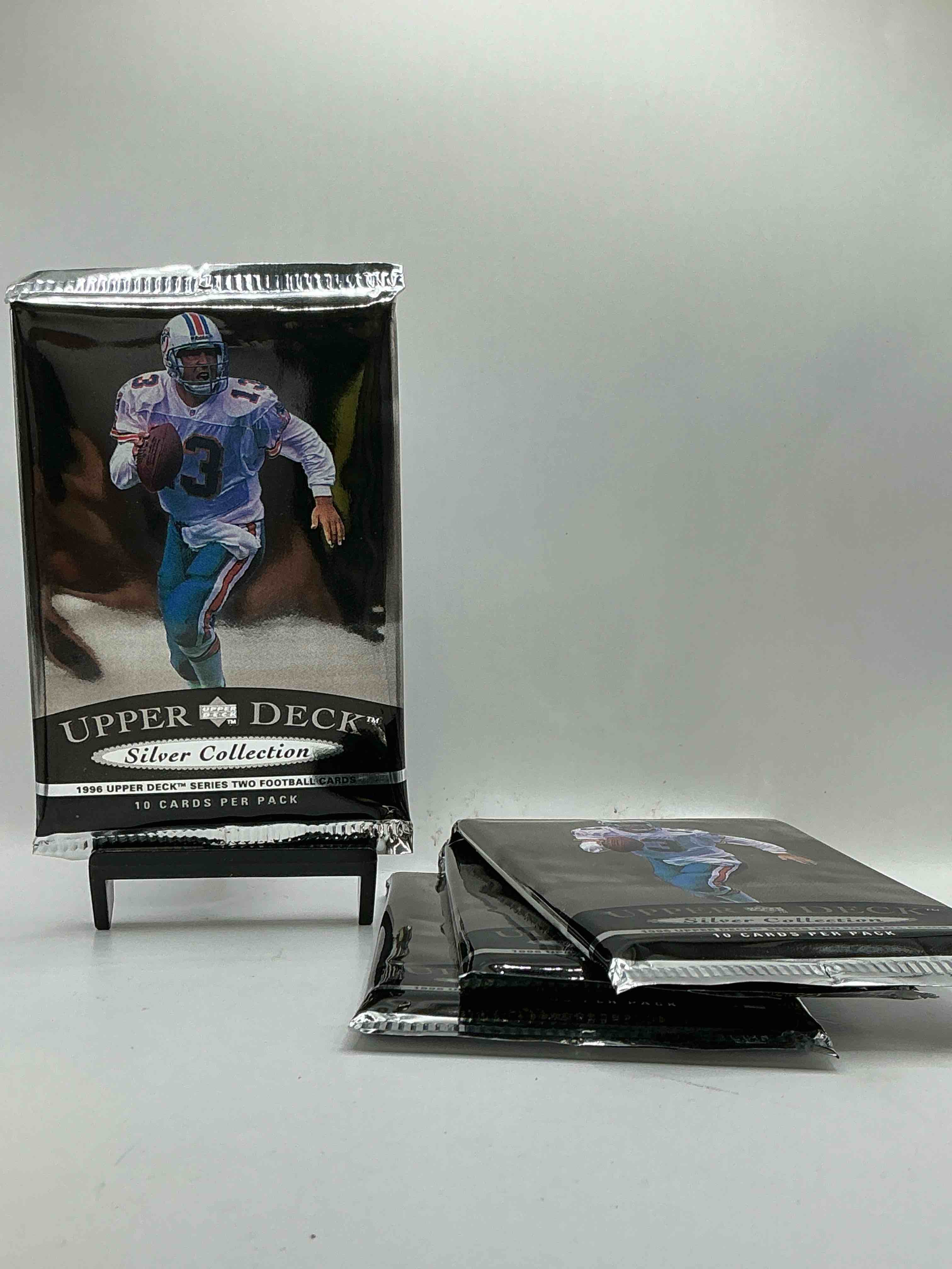Dan Marino!? Barry Sanders!? Brett Favre!? Insane SILVER COLLECTION 1996 Upper Deck Packs! The Ultra Rare Silver Collection Packs, Straight From Box! WOW! Look For Legends!