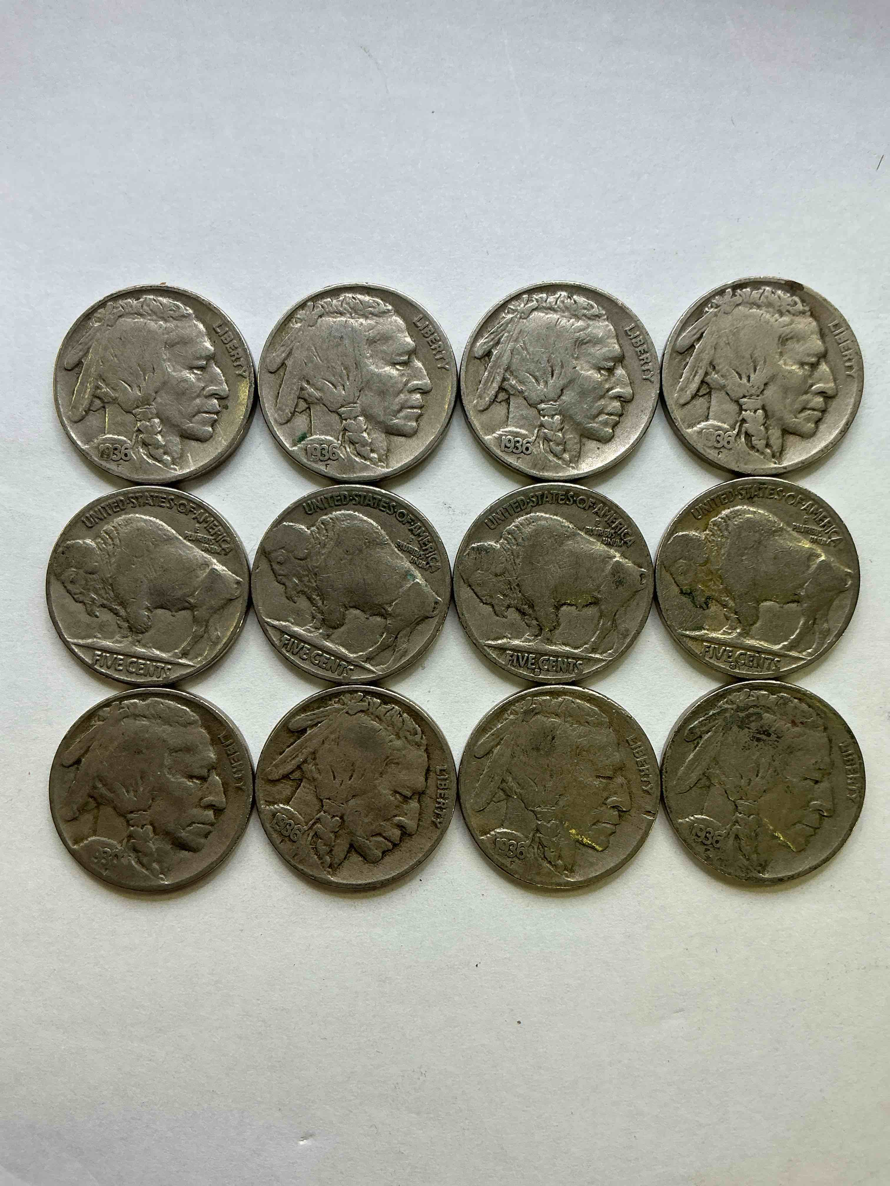 Historic Buffalo Nickels! Indian Head Buffalo Nickels Were Minted From 1913 To 1938 & Have Become A Favorite For Coin Collectors Around The World! Own Pieces Of American History With These Cool Indian Head Buffalo Nickels In Circulated Condition, Most With Visible Dates Which Is Very Rare For Buffalo Nickels!