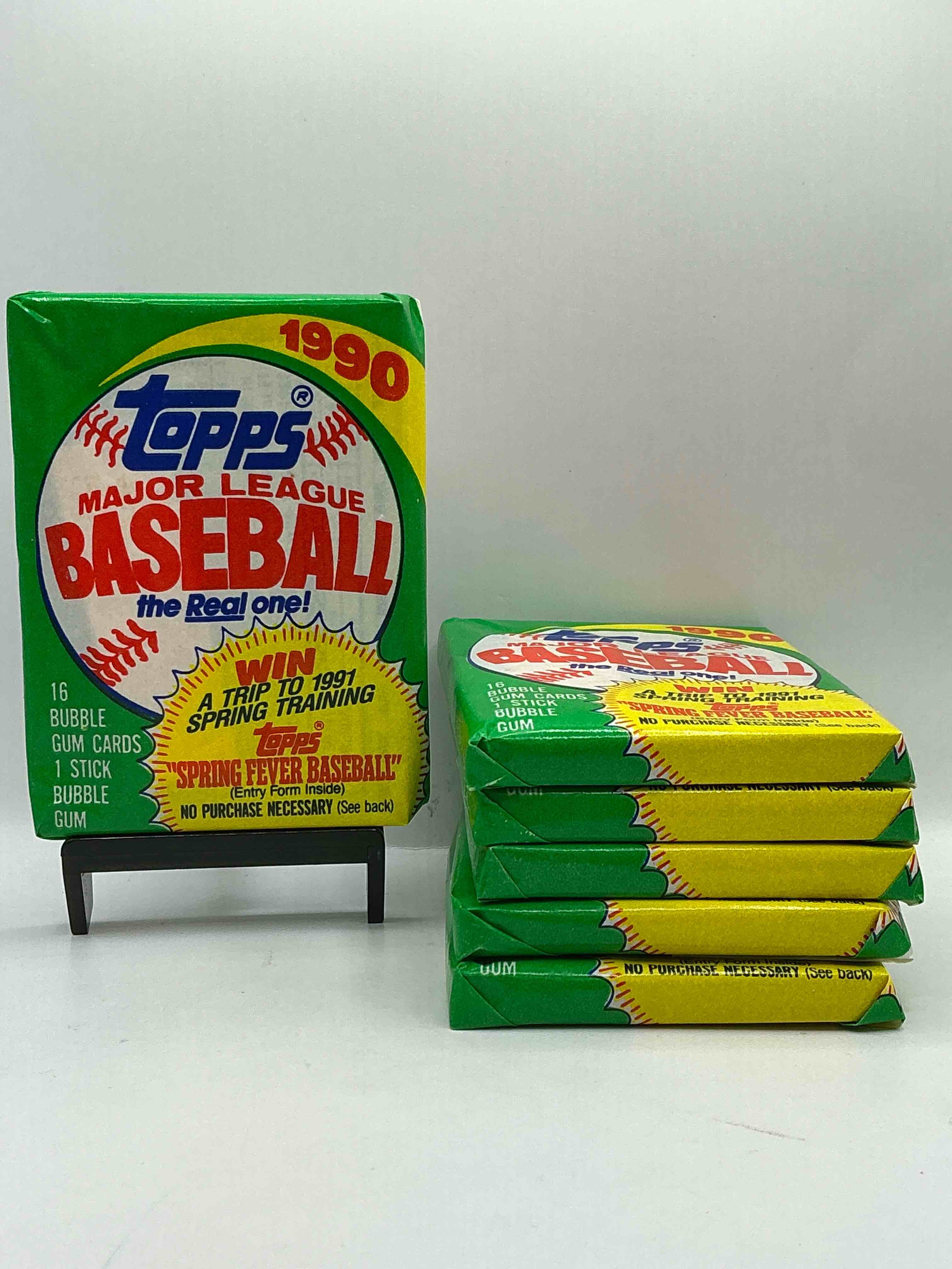 Possible Ken Griffey Jr Rookie Card! 1990 Topps Baseball Unopened Sports Card Wax Pack, Direct From Original Retail Case! Search For Card Collectibles Like "The Big Hurt" Frank Thomas Valuable Rookie & Error Cards (Error Cards Valued At $1,000 And Up!), & Early Ken Griffey Jr. All Star Rookie Card #336 (PSA 10 Value $350+) & So Much More!