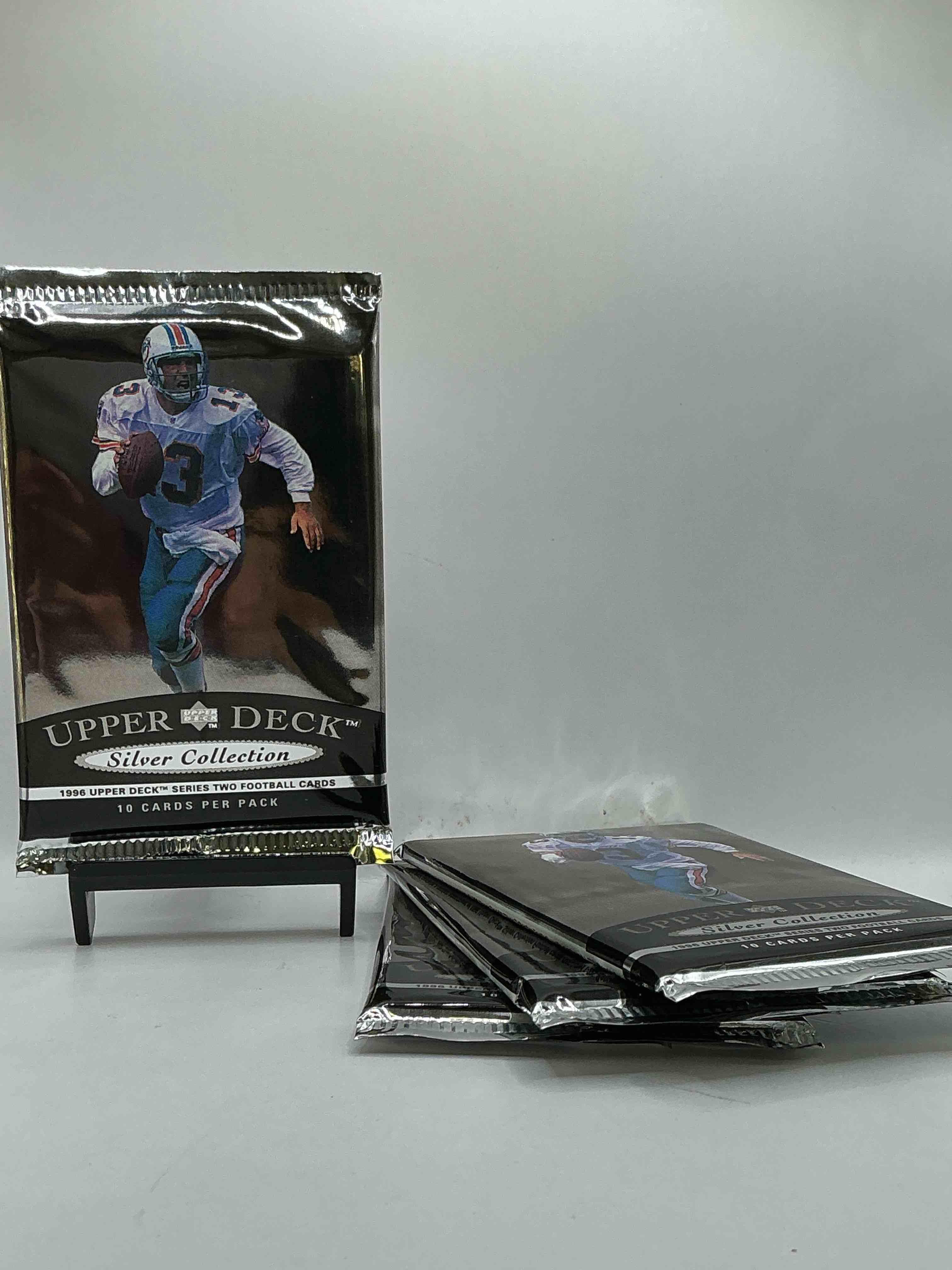 Dan Marino!? Barry Sanders!? Brett Favre!? Insane SILVER COLLECTION 1996 Upper Deck Packs! The Ultra Rare Silver Collection Packs, Straight From Box! WOW! Look For Legends!