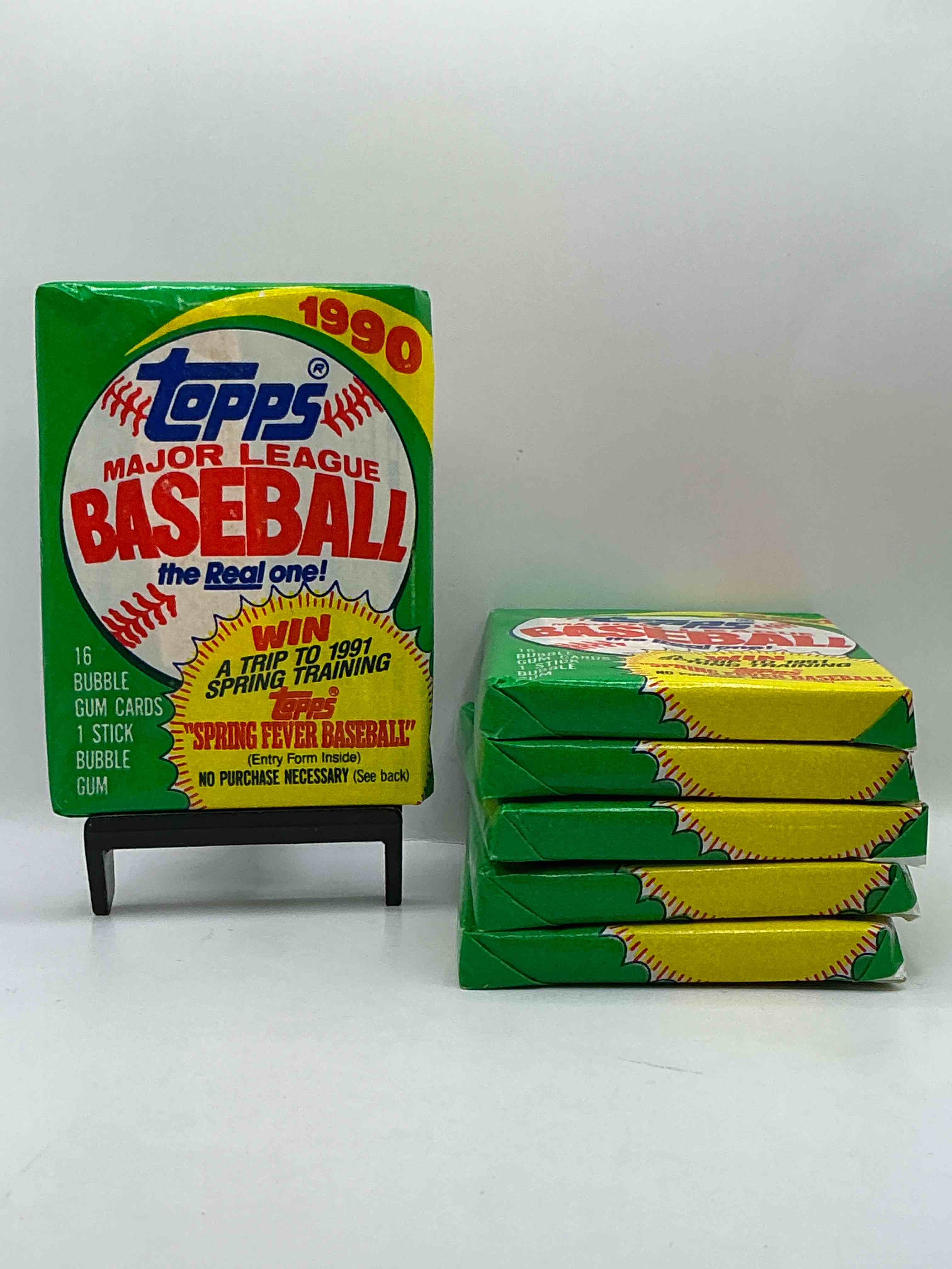 Possible Ken Griffey Jr Rookie Card! 1990 Topps Baseball Unopened Sports Card Wax Pack, Direct From Original Retail Case! Search For Card Collectibles Like "The Big Hurt" Frank Thomas Valuable Rookie & Error Cards (Error Cards Valued At $1,000 And Up!), & Early Ken Griffey Jr. All Star Rookie Card #336 (PSA 10 Value $350+) & So Much More!