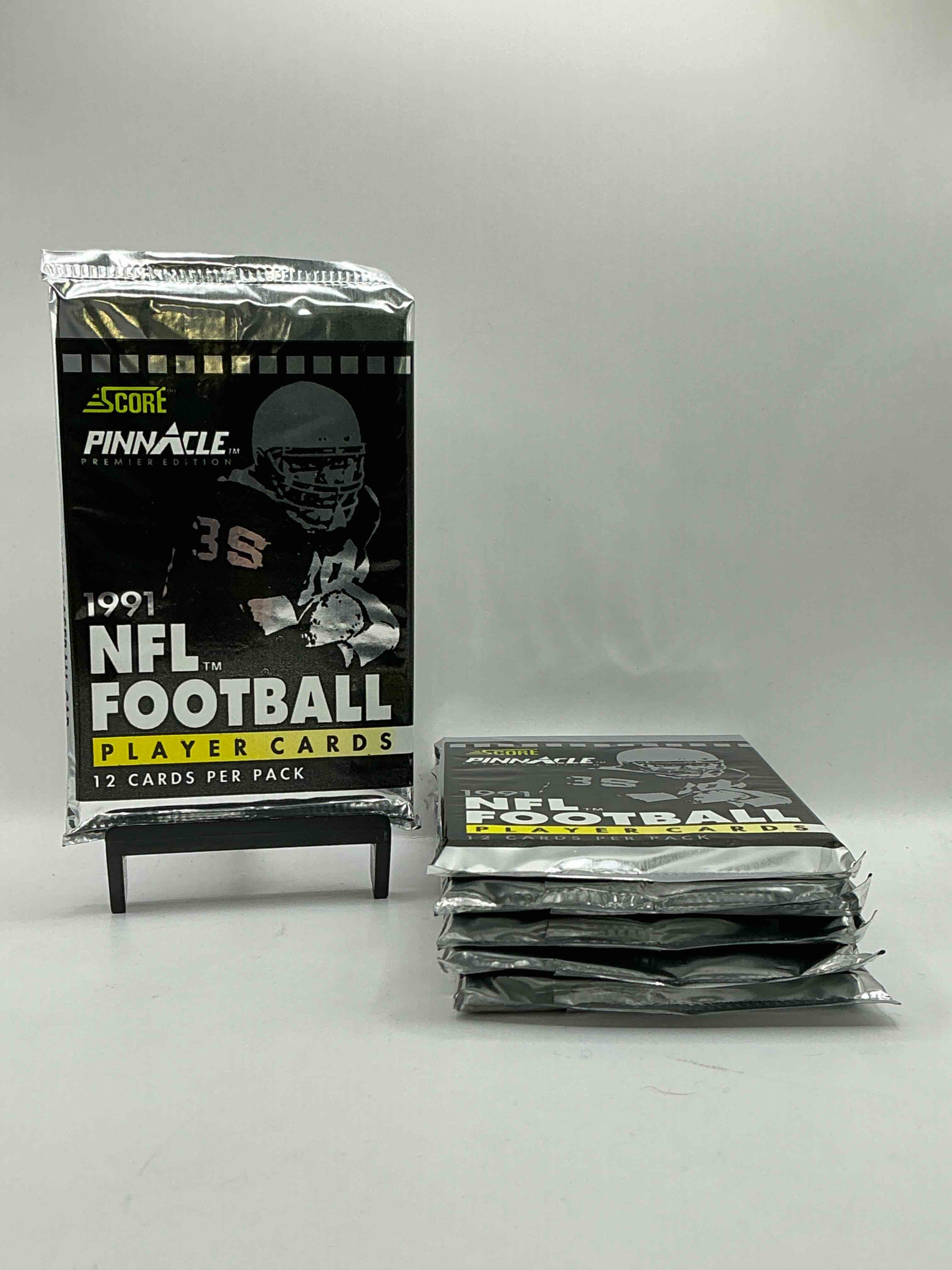 1991 Pinnacle Premier Edition Score Unopened Sports Card Packs Direct From Original Box! Search For Valuable Emmitt Smith Cards & Other Stars!