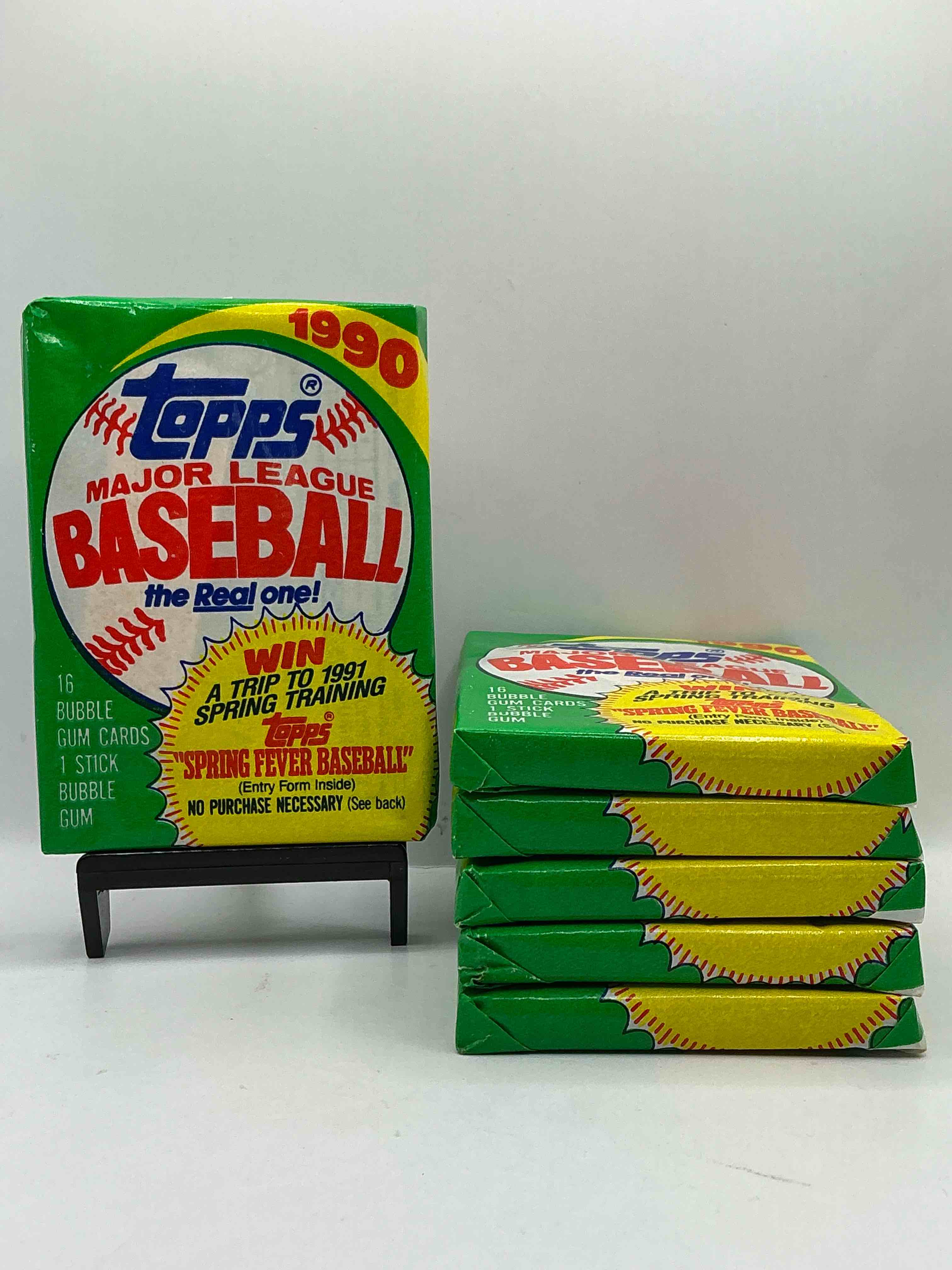 Possible Ken Griffey Jr Rookie Card! 1990 Topps Baseball Unopened Sports Card Wax Pack, Direct From Original Retail Case! Search For Card Collectibles Like "The Big Hurt" Frank Thomas Valuable Rookie & Error Cards (Error Cards Valued At $1,000 And Up!), & Early Ken Griffey Jr. All Star Rookie Card #336 (PSA 10 Value $350+) & So Much More!