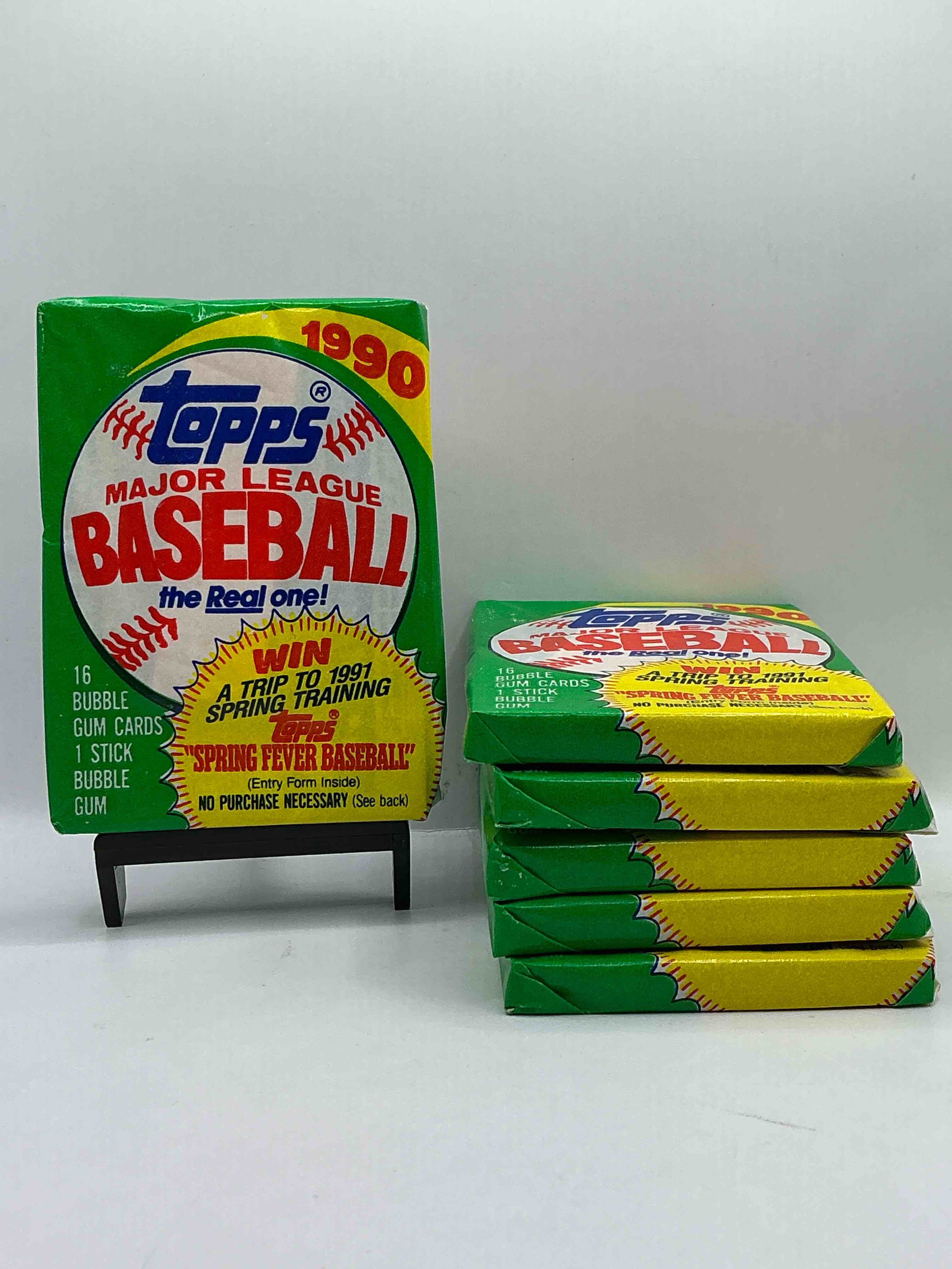 Possible Ken Griffey Jr Rookie Card! 1990 Topps Baseball Unopened Sports Card Wax Pack, Direct From Original Retail Case! Search For Card Collectibles Like "The Big Hurt" Frank Thomas Valuable Rookie & Error Cards (Error Cards Valued At $1,000 And Up!), & Early Ken Griffey Jr. All Star Rookie Card #336 (PSA 10 Value $350+) & So Much More!