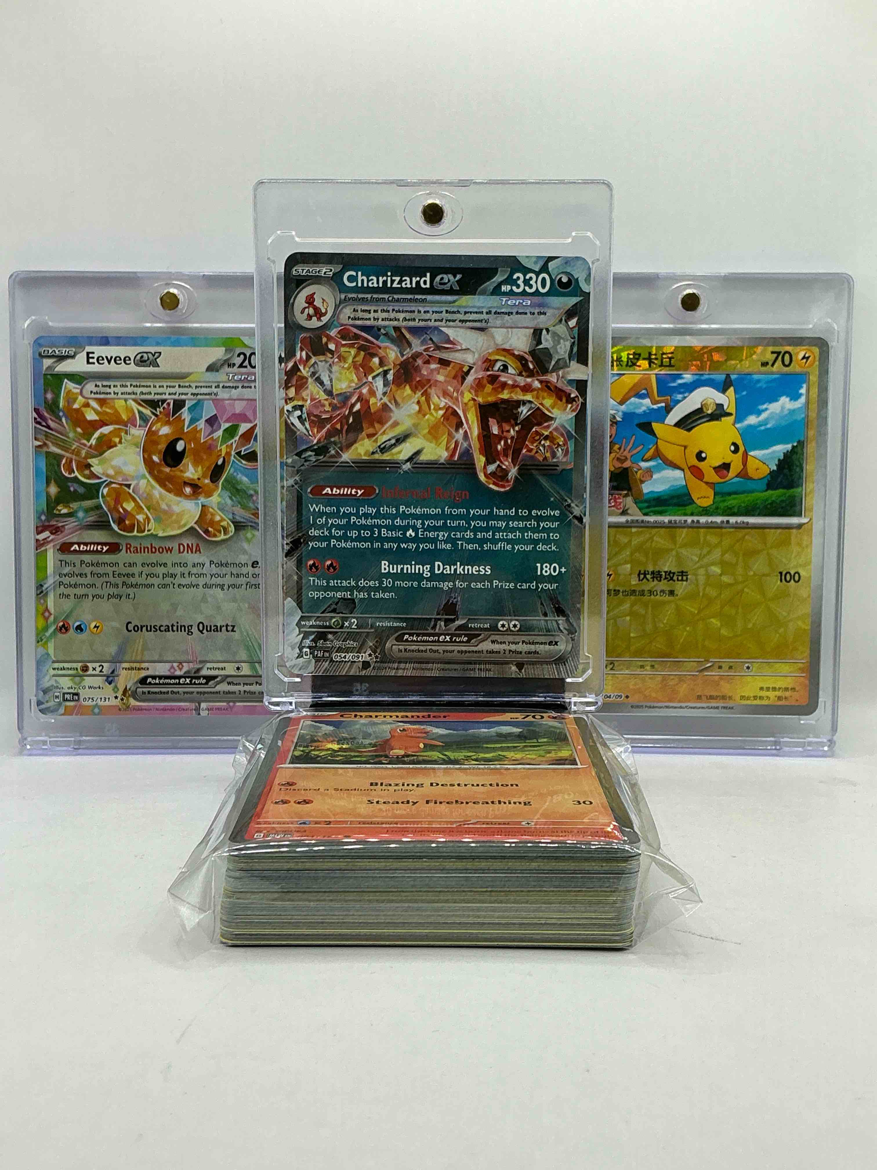 Charizard EX Holo, Pokémon Holo, Eevee Holo & More! Insane 50 Card Pokémon Party! Includes Commons, Legends, Heroes, Holos & More! WOW! Perfect Time To Get Into The Hobby!