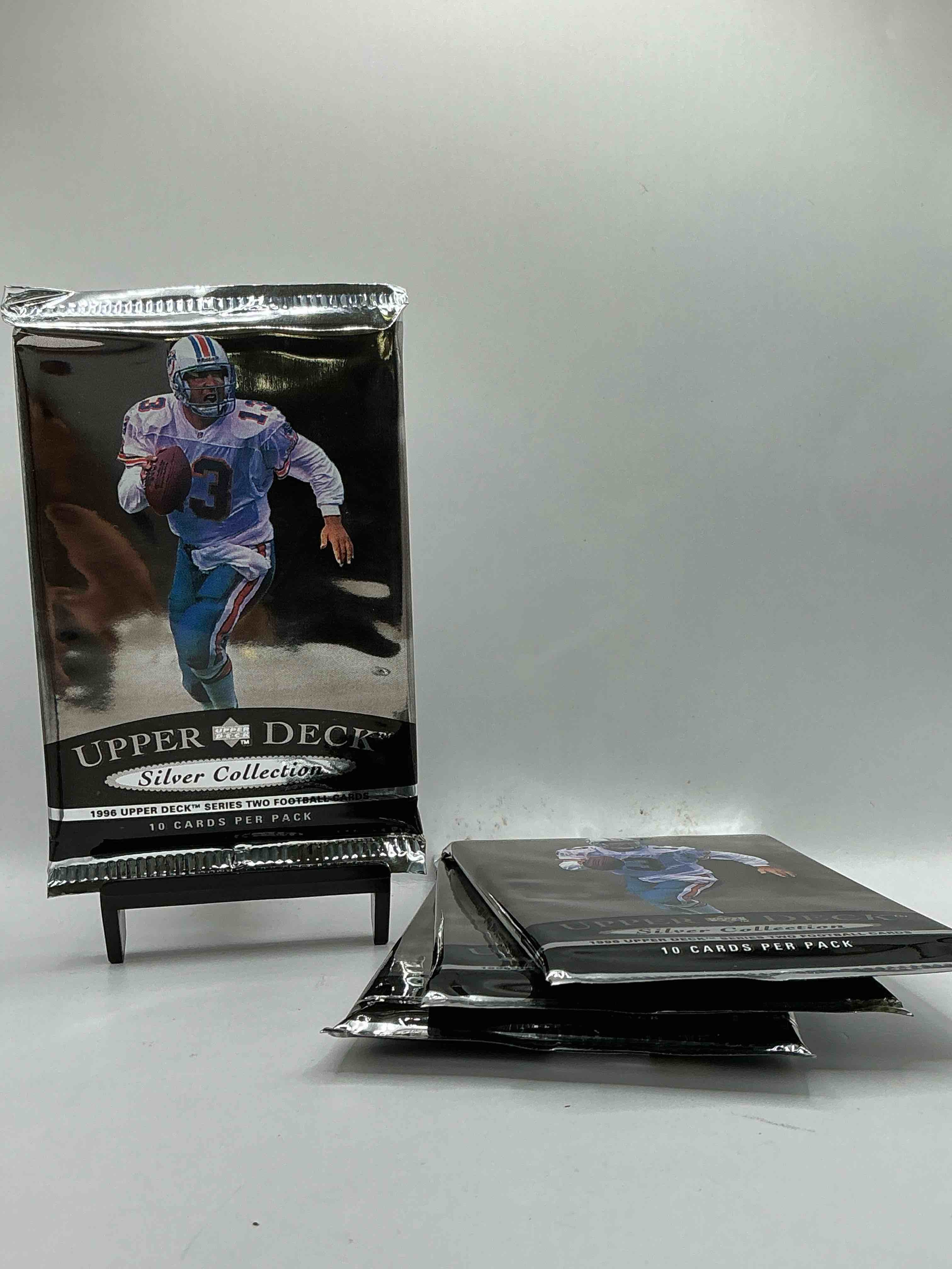Dan Marino!? Barry Sanders!? Brett Favre!? Insane SILVER COLLECTION 1996 Upper Deck Packs! The Ultra Rare Silver Collection Packs, Straight From Box! WOW! Look For Legends!