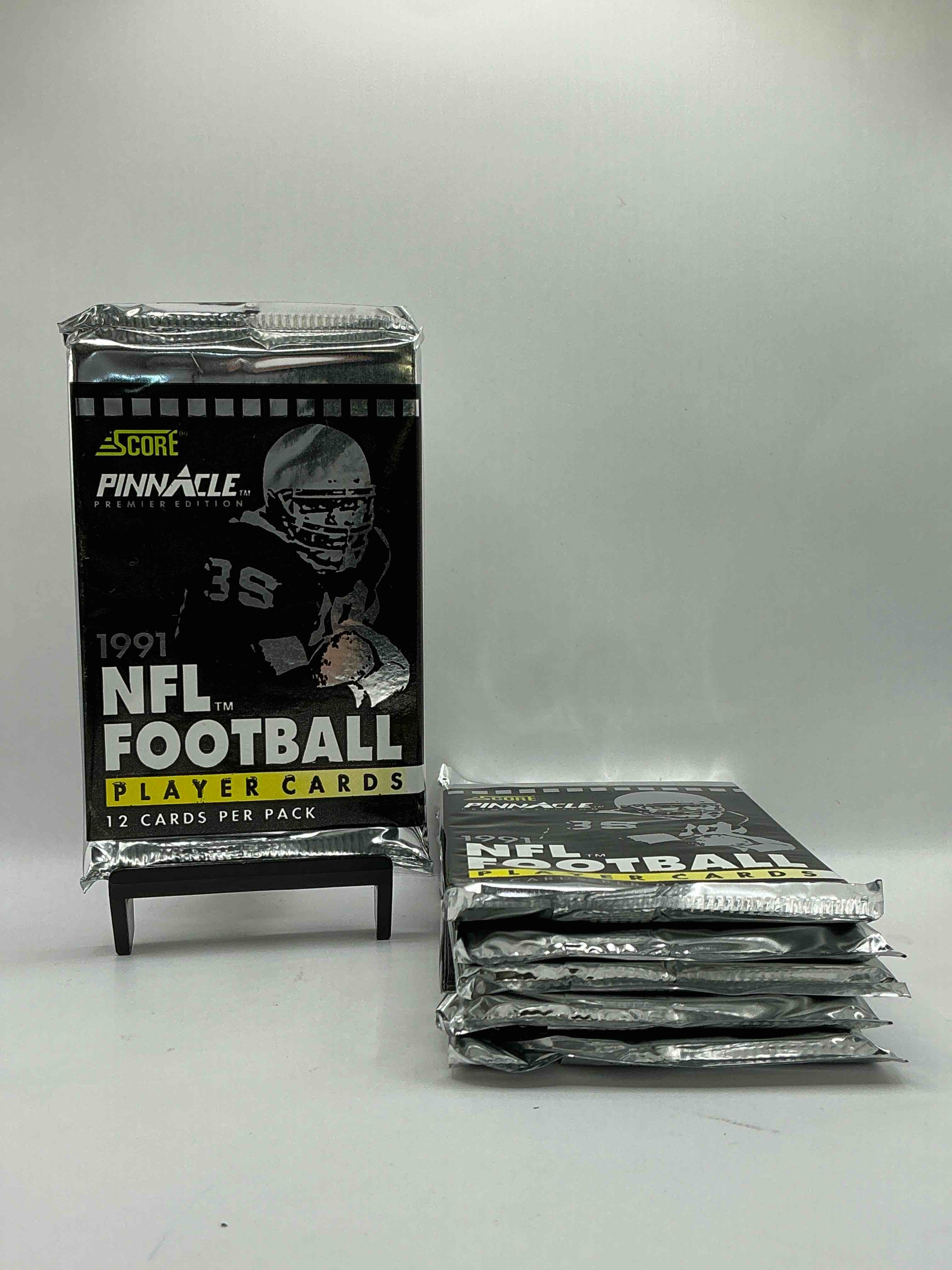 1991 Pinnacle Premier Edition Score Unopened Sports Card Packs Direct From Original Box! Search For Valuable Emmitt Smith Cards & Other Stars!
