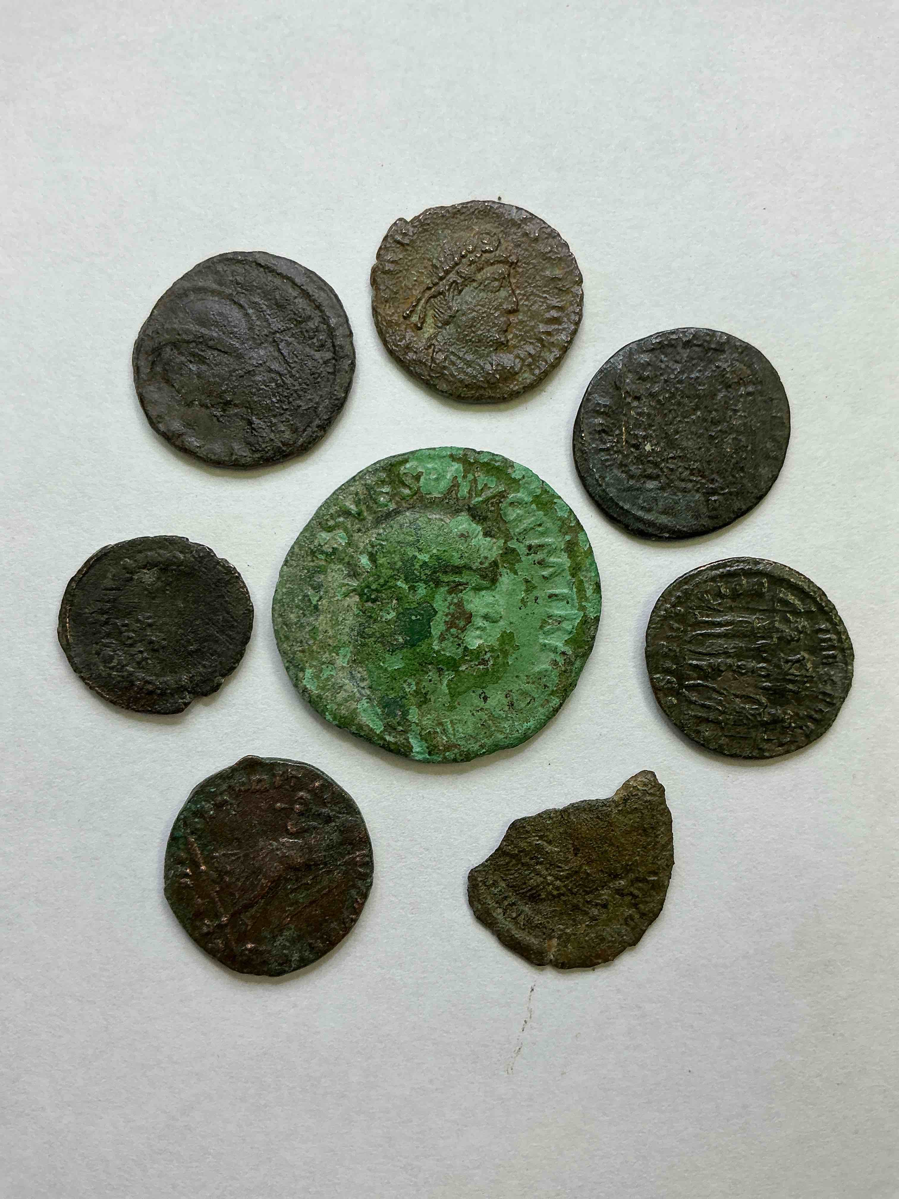 Ancient Roman Coins! 1,600-1,700 YEARS OLD Approximately! Check Out These Amazing Authentic Pieces Of History, Ancient Roman Bronze Coins From The Approx 300 to 400 A.D Era... Serious Pieces Of History & Serious Collector Items! Own Authentic Pieces Of Ancient History!