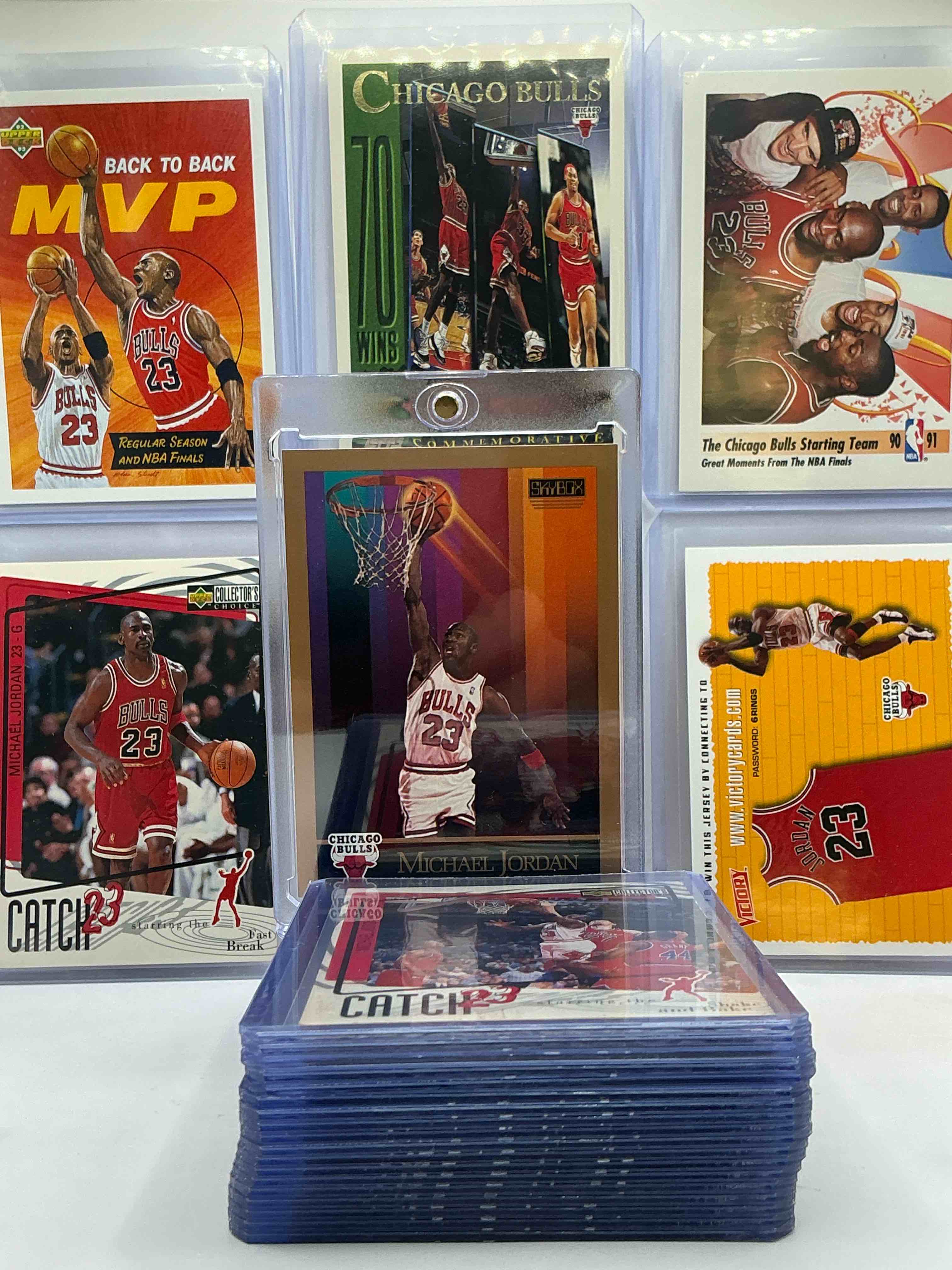 Michael Jordan 24 Card Lot! Own 24 Cards From The Greatest Basketball Player In History! Insane 24 Card Lot, With Different Brands & Years! Upper Deck, NBA Hoops , Topps & More!