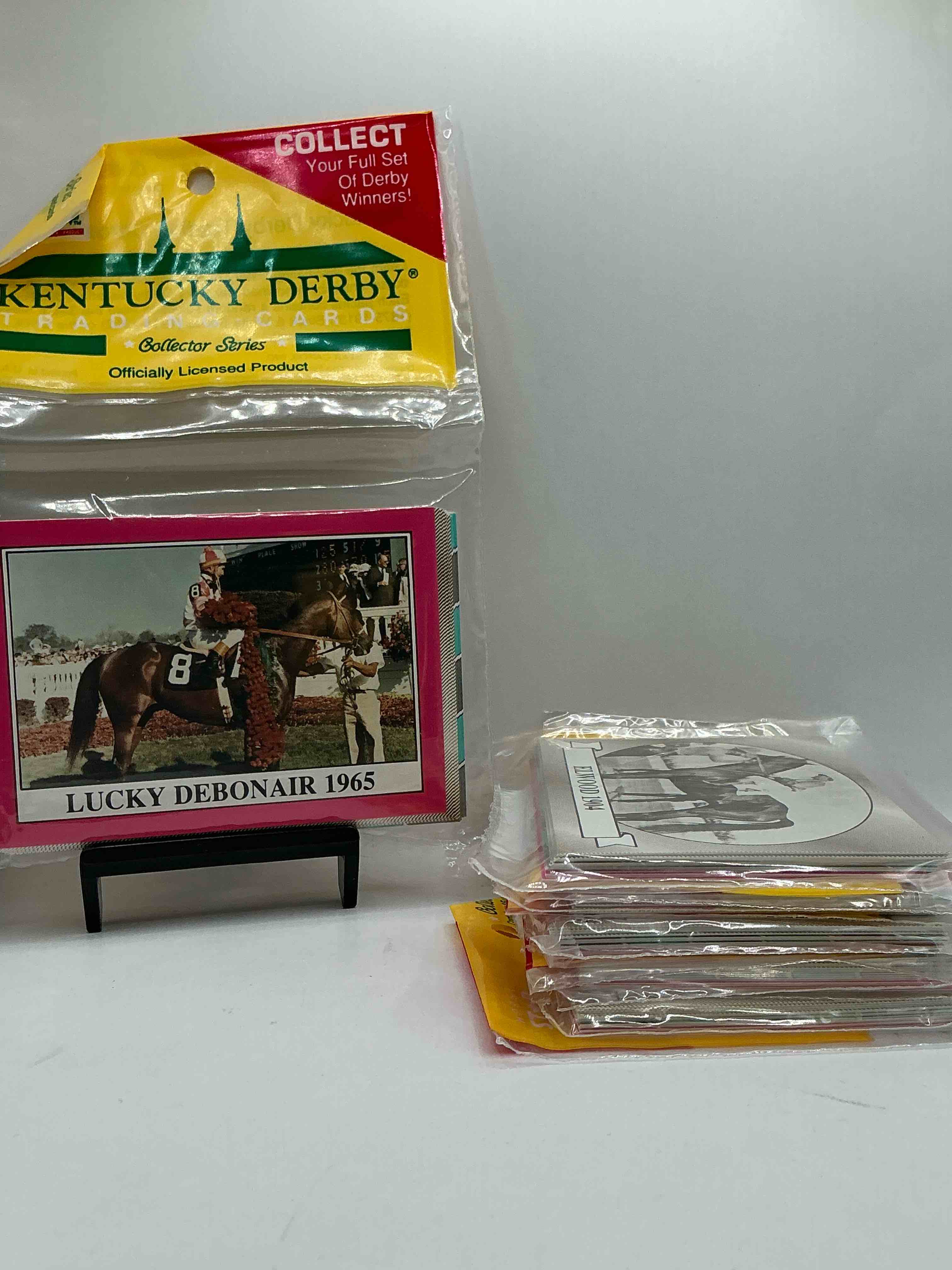 Crazy Rare Kentucky Derby! 1992 Churchill Downs Sealed Kentucky Derby Racing Cards, Direct From Original Retail Case! Learn The Fascinating History Of All The Derby Winners Up to 1992! Each Pack Contains Horses From Each Major Kentucky Derby Era, 15 Cards Per Pack! Very Rare & Hard To Find! A Perfect Gift For The Derby Fan!