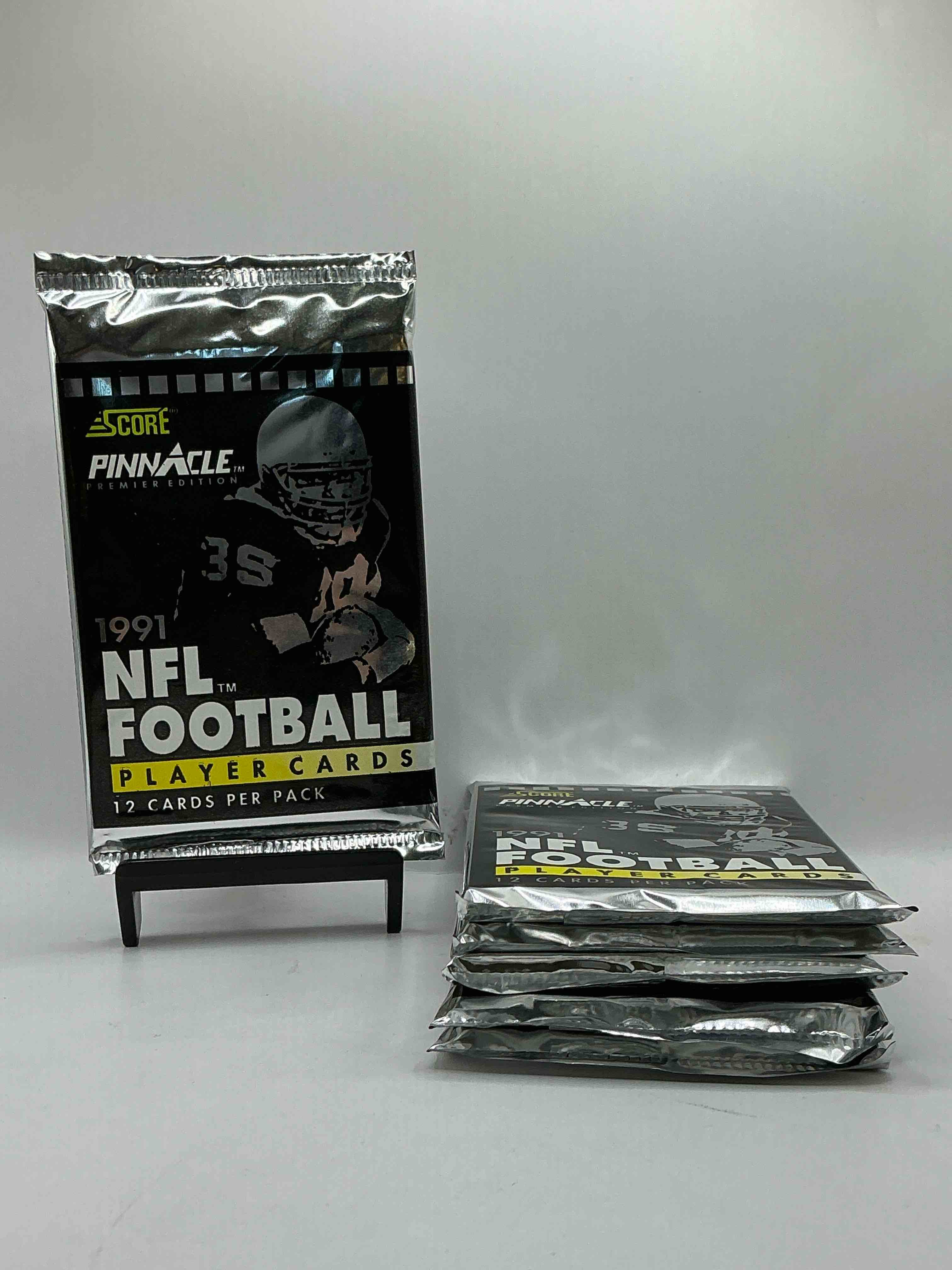 1991 Pinnacle Premier Edition Score Unopened Sports Card Packs Direct From Original Box! Search For Valuable Emmitt Smith Cards & Other Stars!