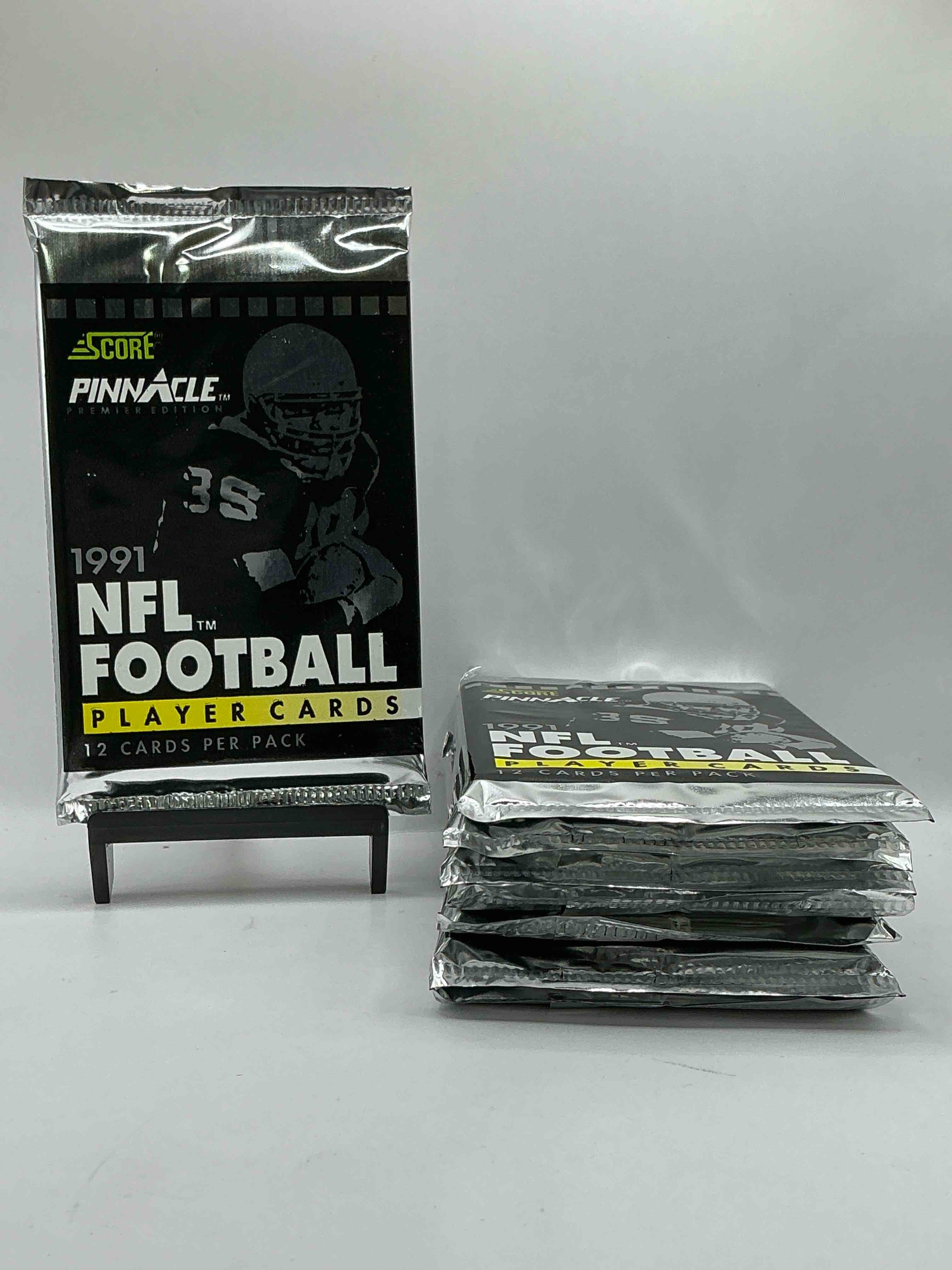 1991 Pinnacle Premier Edition Score Unopened Sports Card Packs Direct From Original Box! Search For Valuable Emmitt Smith Cards & Other Stars!