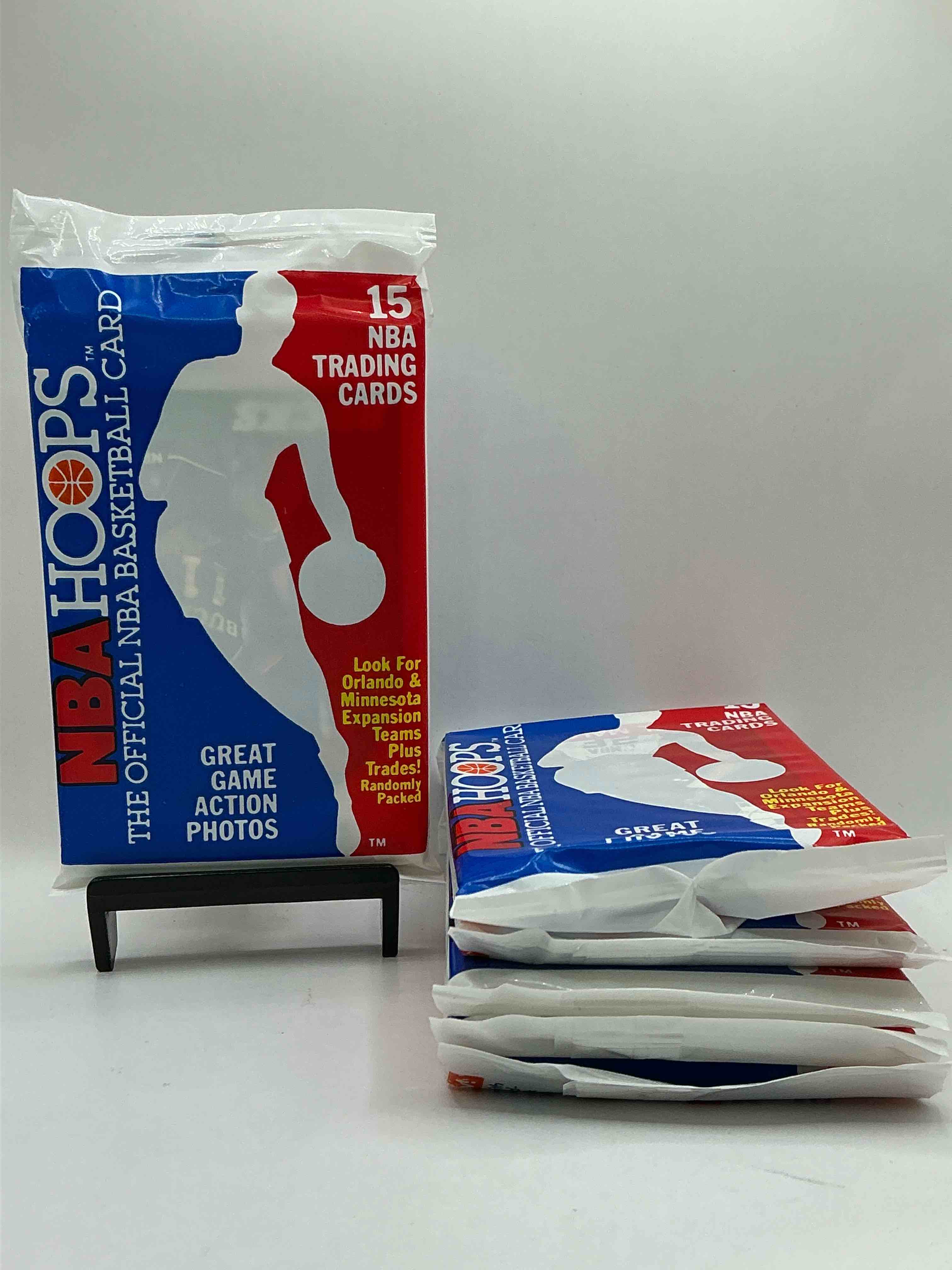 1989 Wow Valuable Michael Jordan?! Getting Very Rare! 1989/90 NBA Hoops Sealed Pack, Direct From Original Retail Case! Search For Valuable Michael Jordan #200 (PSA 10 Value Approx $200) & David Robinson's ONLY True Rookie Card #138 (PSA 10 Value $300) This Year Also Has Many Other Iconic Cards From Magic Johnson, Larry Bird & Too Many Others To List 1989 NBA Hoops Has Exploded in The Collector Market As It's The First Year Of NBA Hoops Production, & Only One Of Two Sets Produced in 1989 Don't Miss Out, Getting Very Rare!