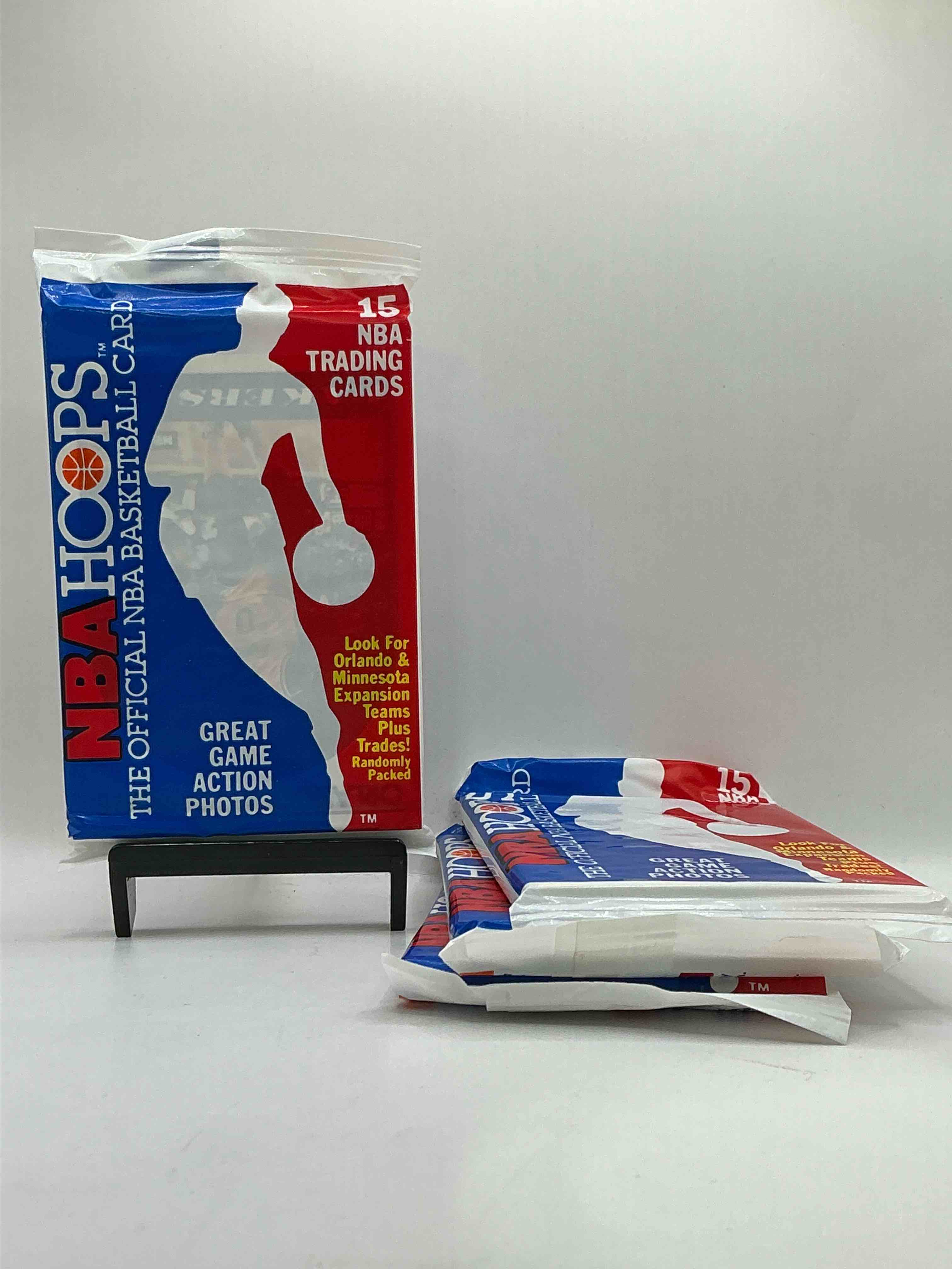 1989 Wow Valuable Michael Jordan?! Getting Very Rare! 1989/90 NBA Hoops Sealed Pack, Direct From Original Retail Case! Search For Valuable Michael Jordan #200 (PSA 10 Value Approx $200) & David Robinson's ONLY True Rookie Card #138 (PSA 10 Value $300) This Year Also Has Many Other Iconic Cards From Magic Johnson, Larry Bird & Too Many Others To List 1989 NBA Hoops Has Exploded in The Collector Market As It's The First Year Of NBA Hoops Production, & Only One Of Two Sets Produced in 1989 Don't Miss Out, Getting Very Rare!