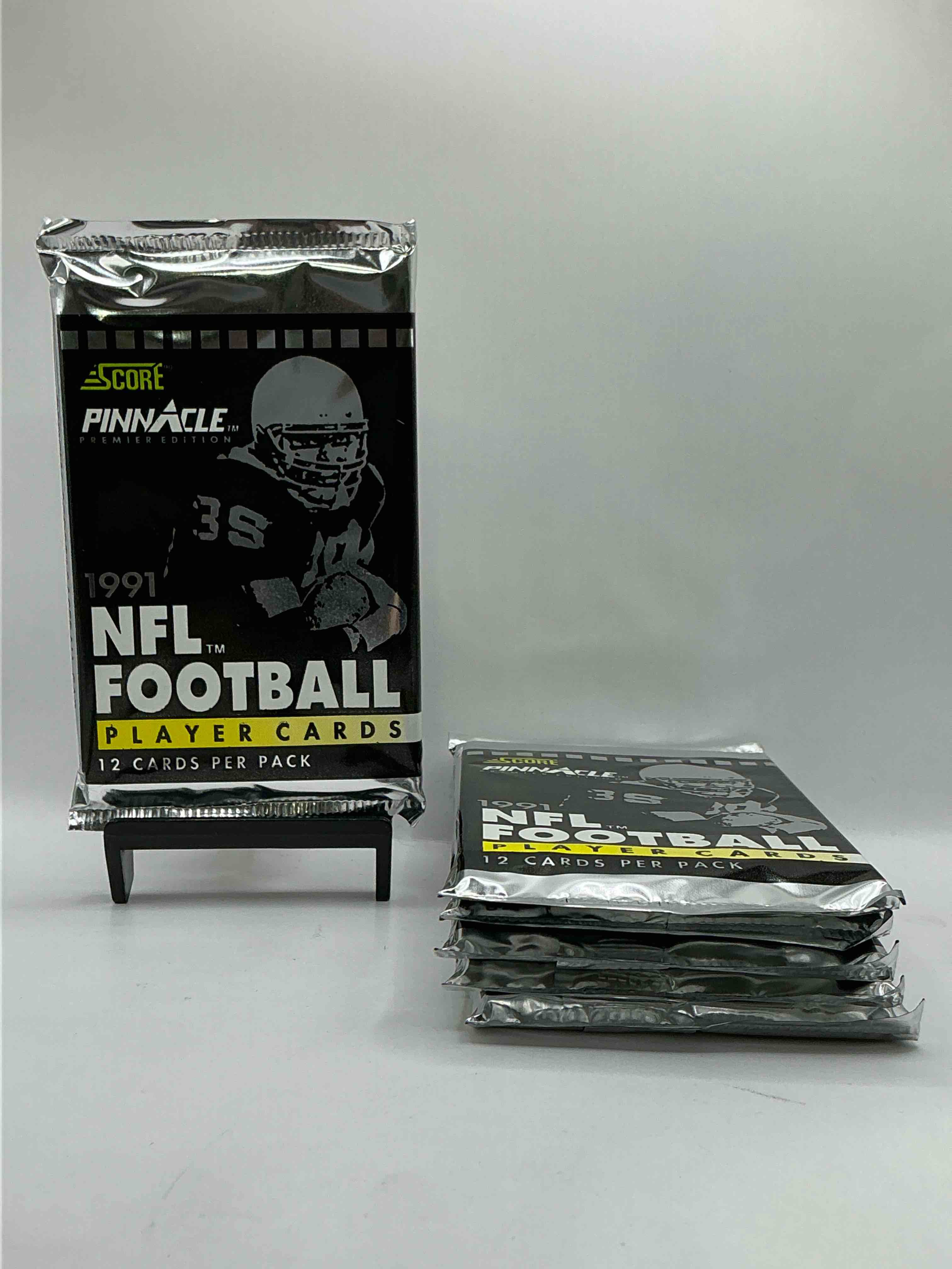 1991 Pinnacle Premier Edition Score Unopened Sports Card Packs Direct From Original Box! Search For Valuable Emmitt Smith Cards & Other Stars!