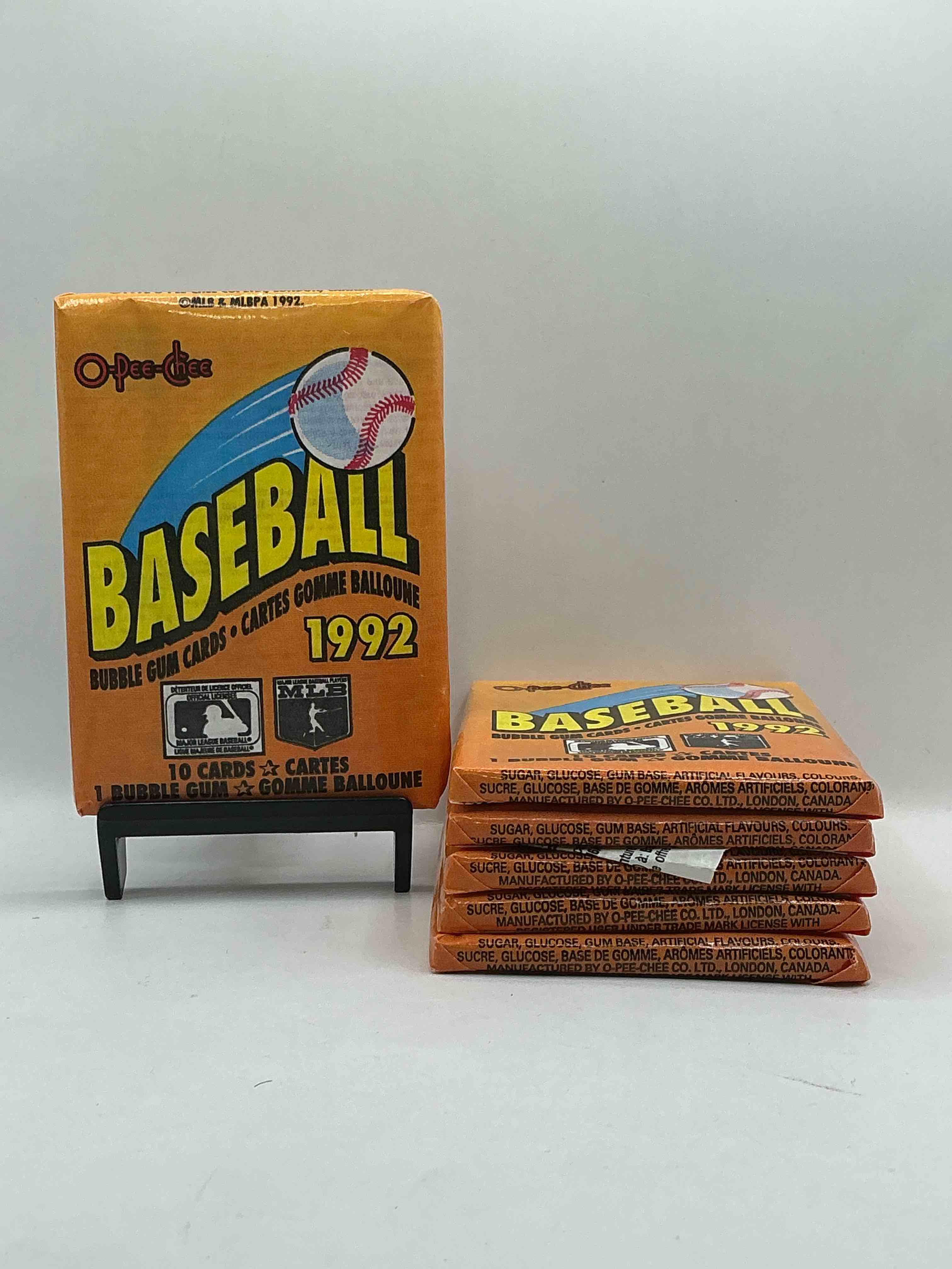 1992 Premier Baseball O-Pee-Chee Packs! These Packs Are The Rare Canadian Version Of Baseball Packs, Making Them More Rare!