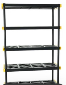member's mark 5-tier heavy-duty shelf, 48""w x 20""d x 72""h