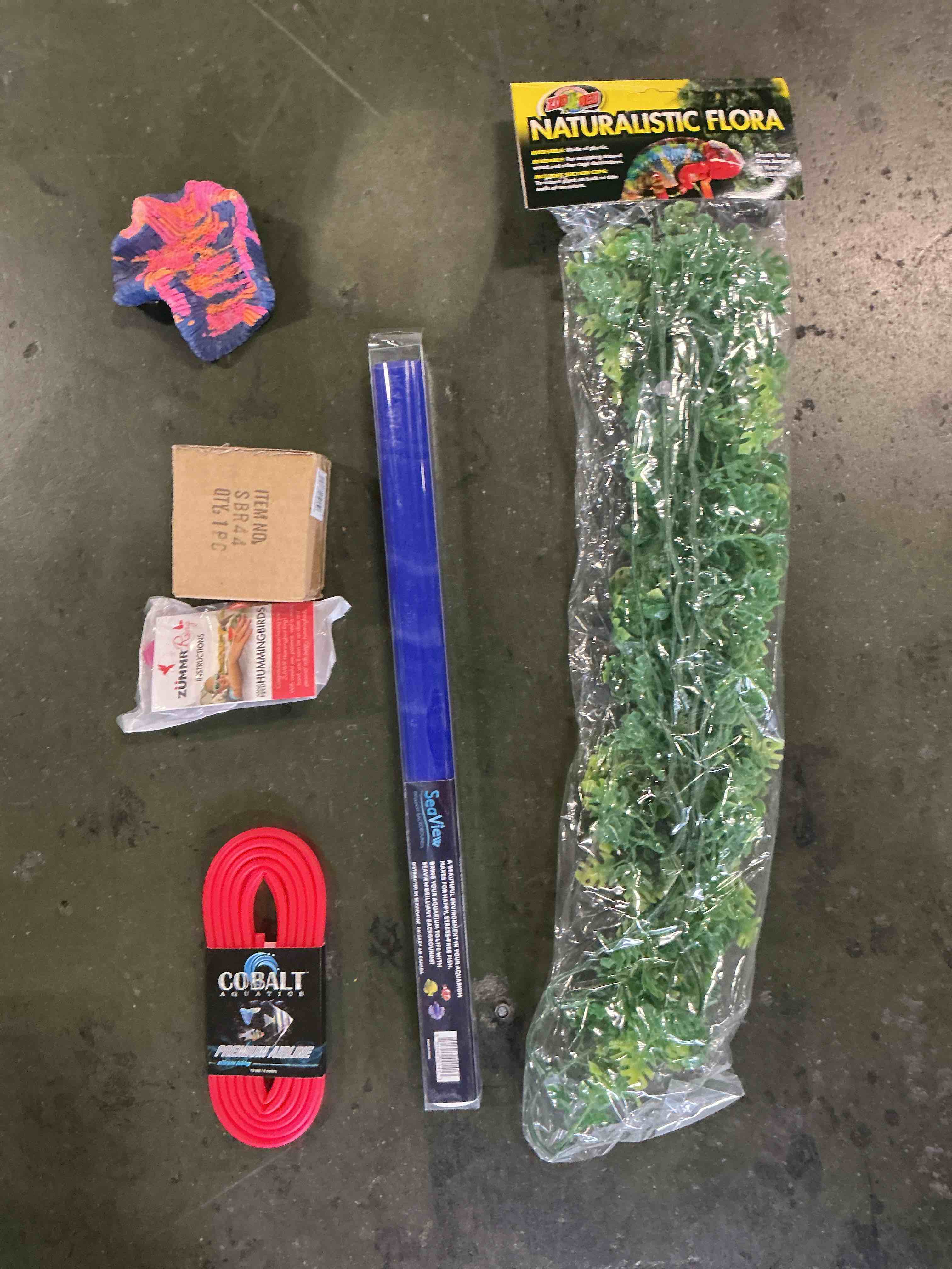 Assorted Pet Essentials, Variety of items