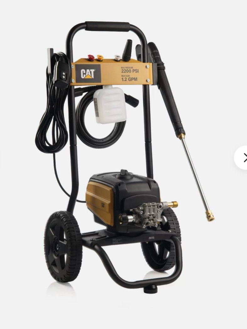 cat 2200psi electric pressure washer w/ turbo nozzle, 13-amp