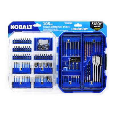 Kobalt Impact Driver Bit Set 105 -Piece