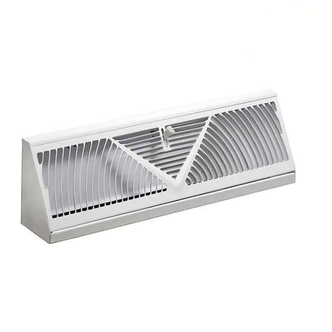 RELIABILT  degrees Steel White Baseboard diffuser ( Outside Width- 18in 45.72cm 